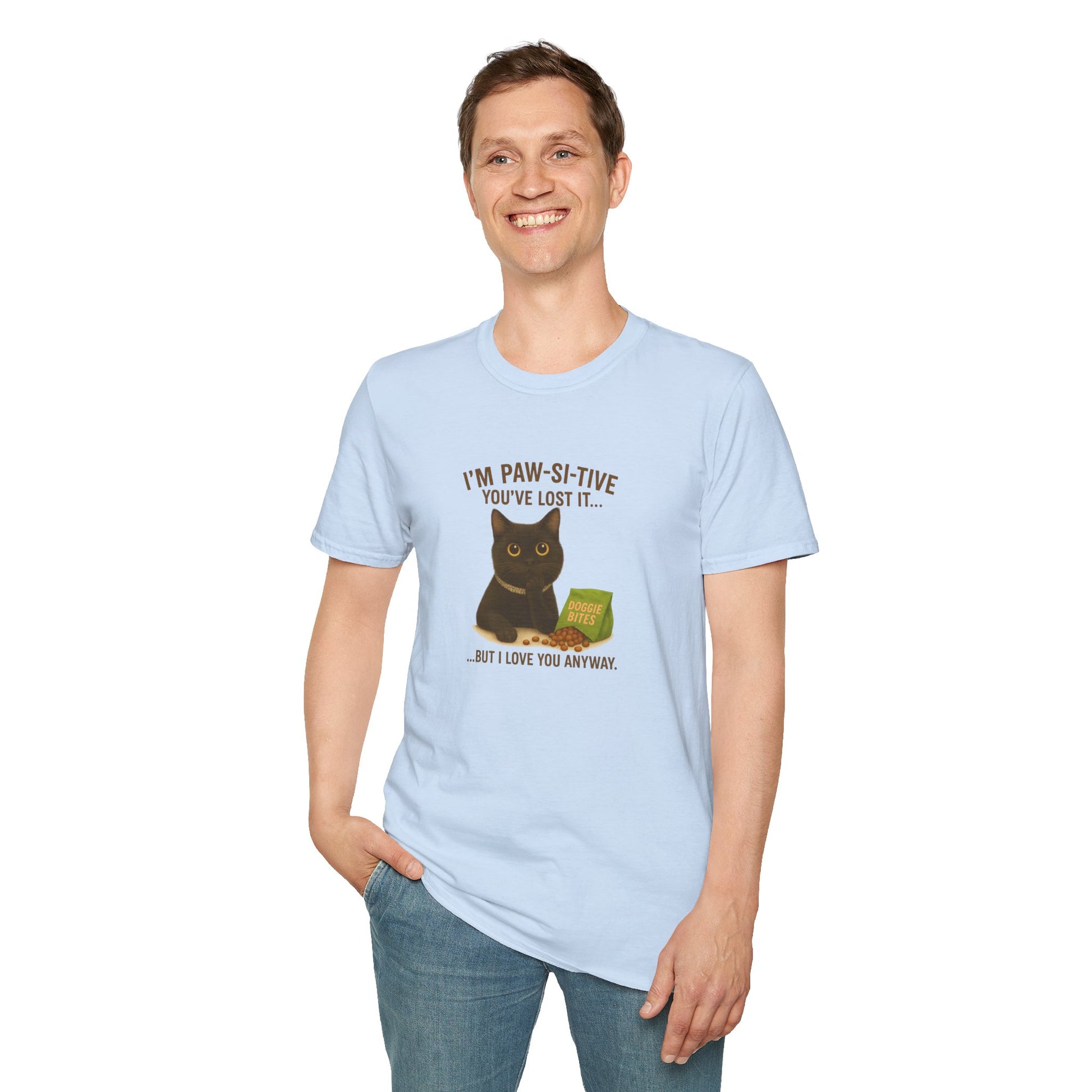 Funny Black Cat Tee – I’m Paw-si-tive You’ve Lost It, But I Love You Anyway - Chubby Little Cheeks Co.