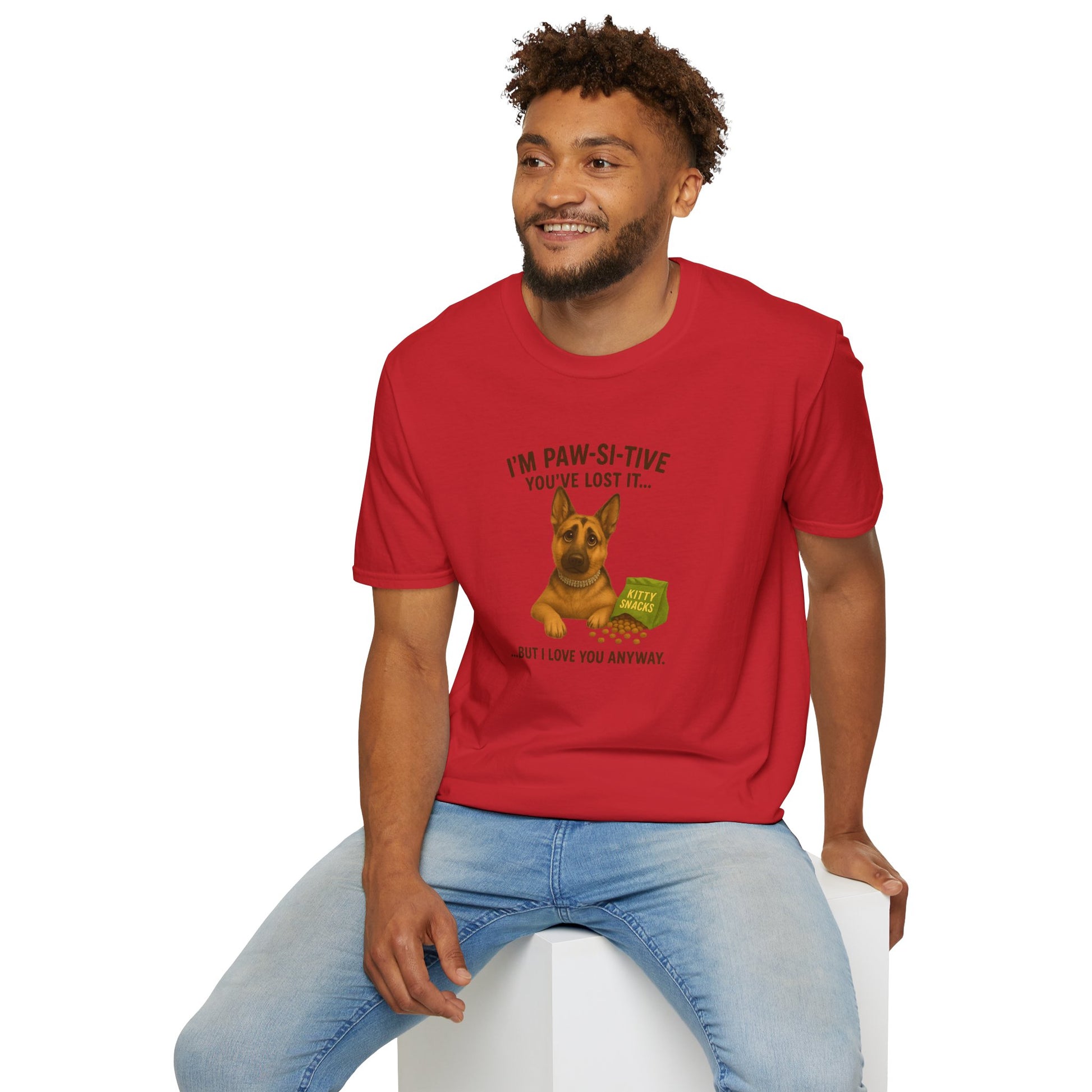 I’m Paw-si-tive You’ve Lost It — Funny German Shepherd Dog T-Shirt - Chubby Little Cheeks Co.