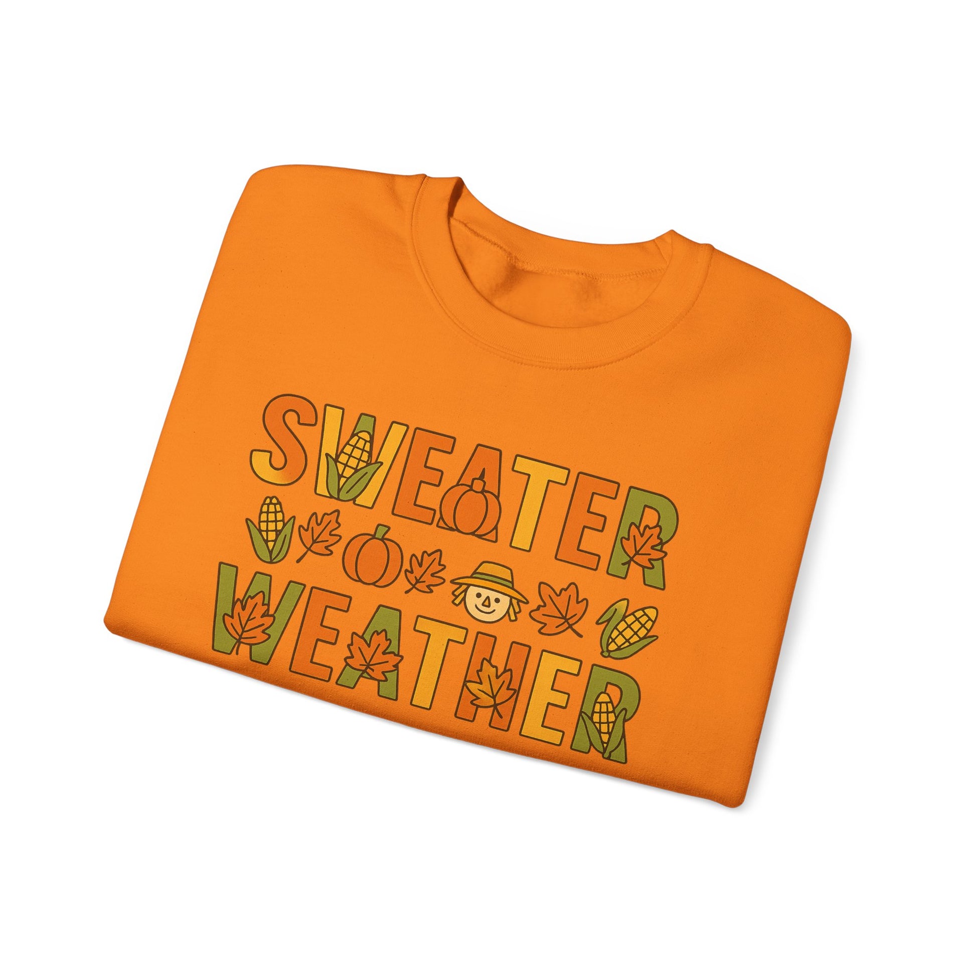 Sweater Weather- Crewneck Sweatshirt - Cozy Fall Apparel - Chubby Little Cheeks Co.
