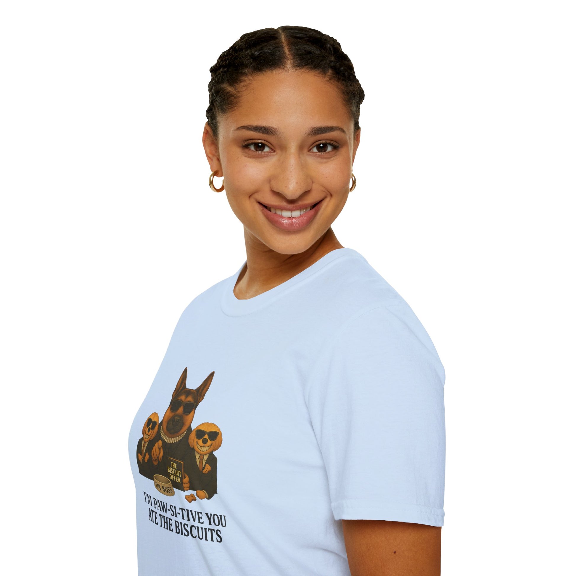 I'm Paw-Si-Tive You Ate The Biscuits-– Godfather-Style Dog T-shirt, German Shepherd “Da Boss,” Multipoos, Mafia Parody - Chubby Little Cheeks Co.