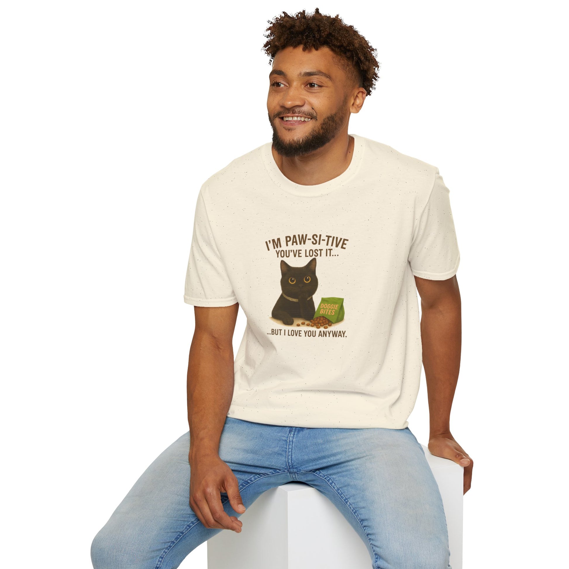Funny Black Cat Tee – I’m Paw-si-tive You’ve Lost It, But I Love You Anyway - Chubby Little Cheeks Co.