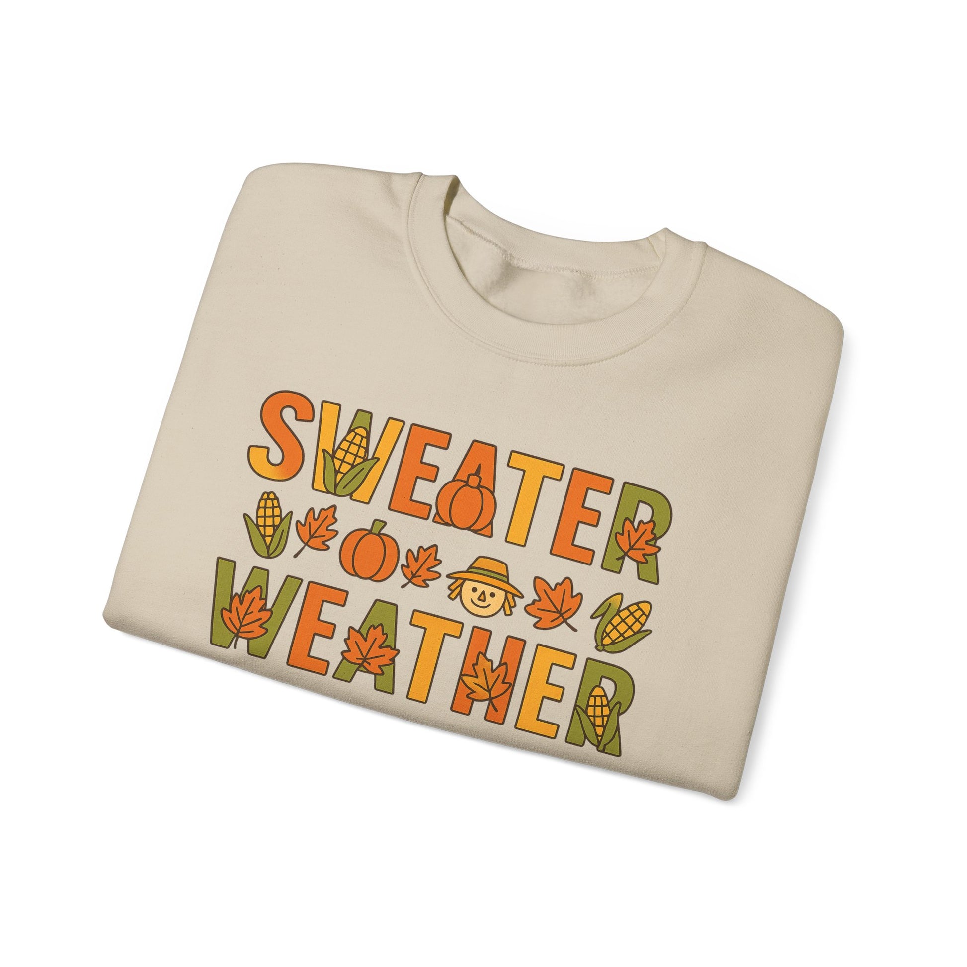 Sweater Weather- Crewneck Sweatshirt - Cozy Fall Apparel - Chubby Little Cheeks Co.