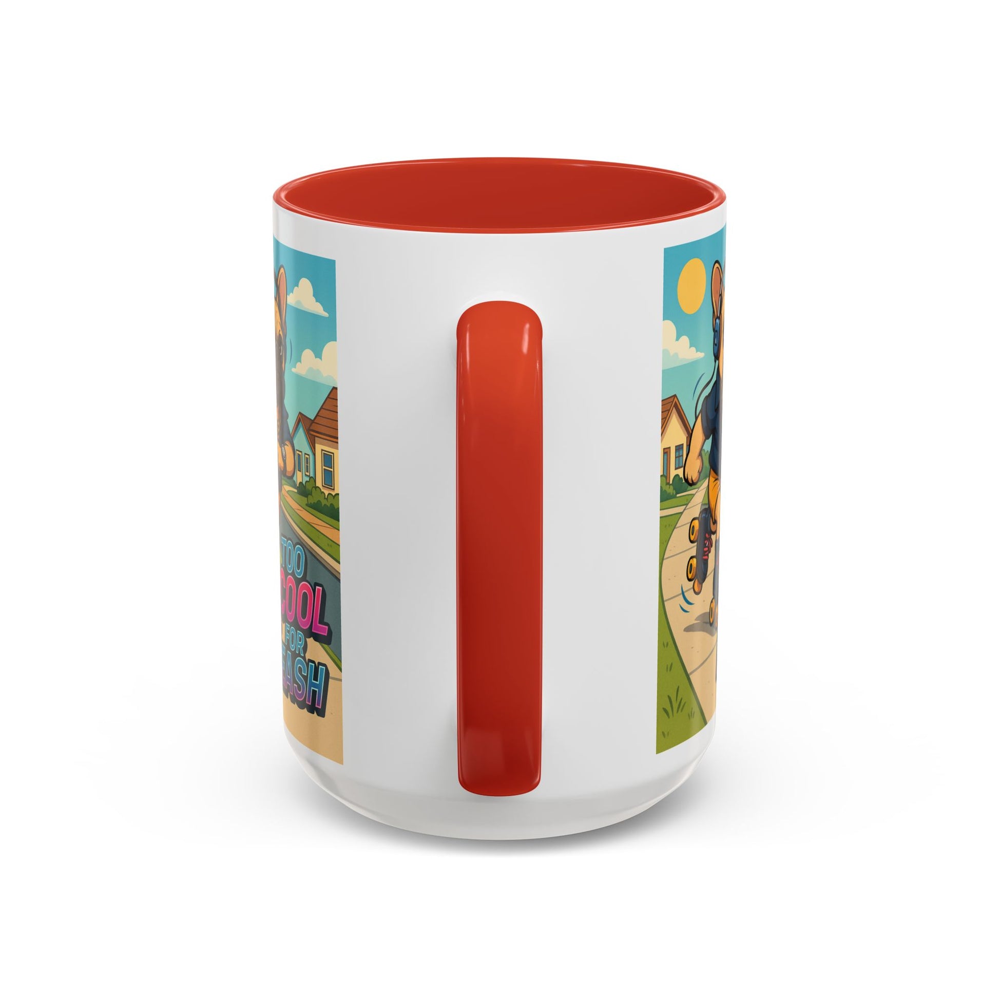 Retro Roller Skating Male French Bulldog Mug – 80’s Groove Vibes - Chubby Little Cheeks Co.