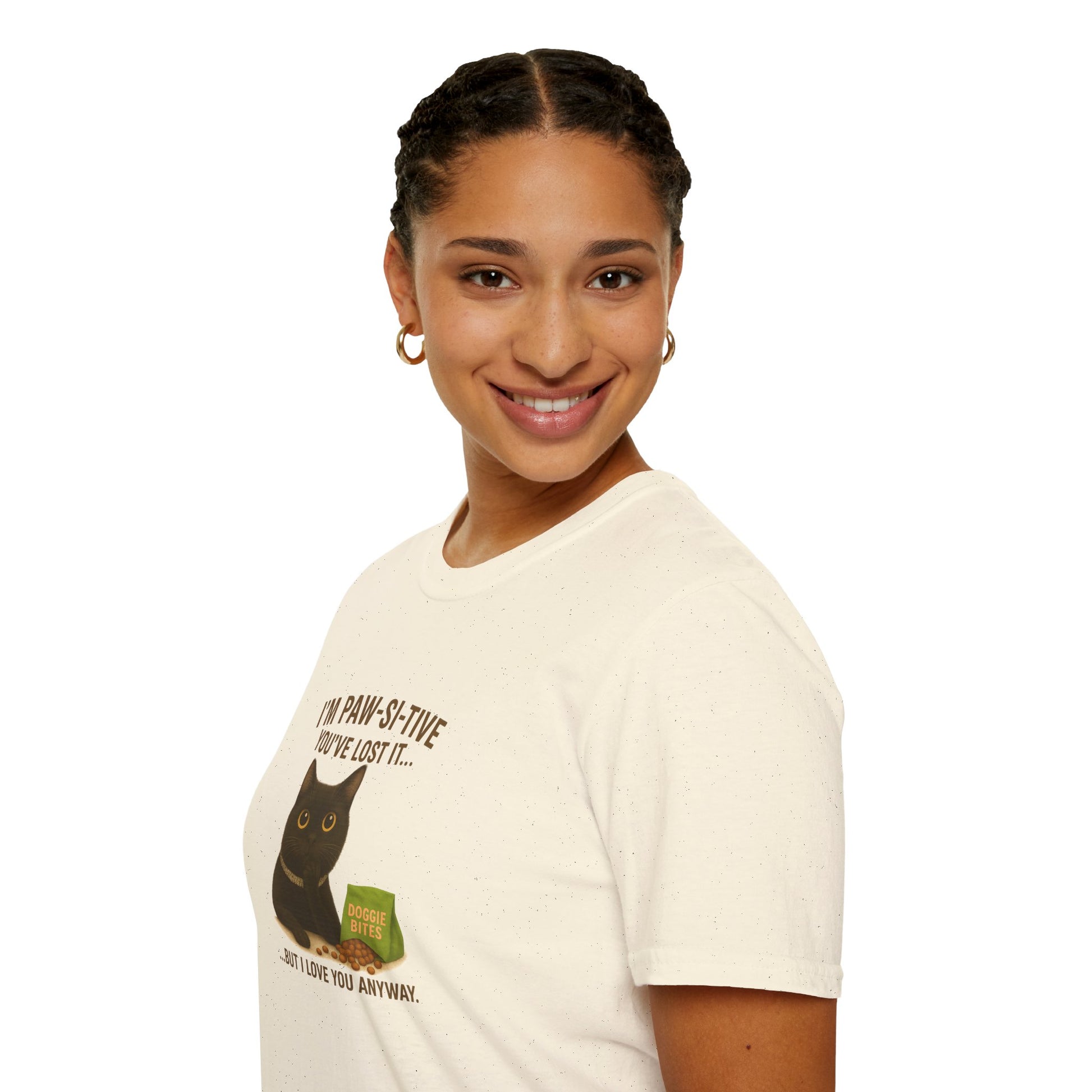 Funny Black Cat Tee – I’m Paw-si-tive You’ve Lost It, But I Love You Anyway - Chubby Little Cheeks Co.