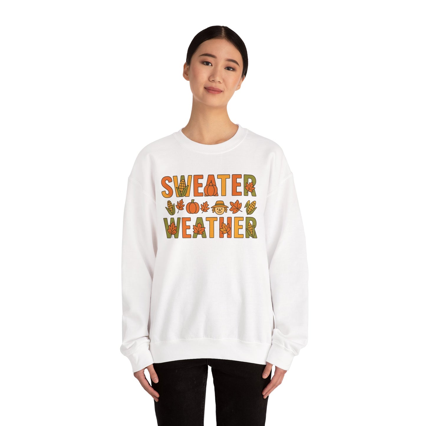 Sweater Weather- Crewneck Sweatshirt - Cozy Fall Apparel - Chubby Little Cheeks Co.