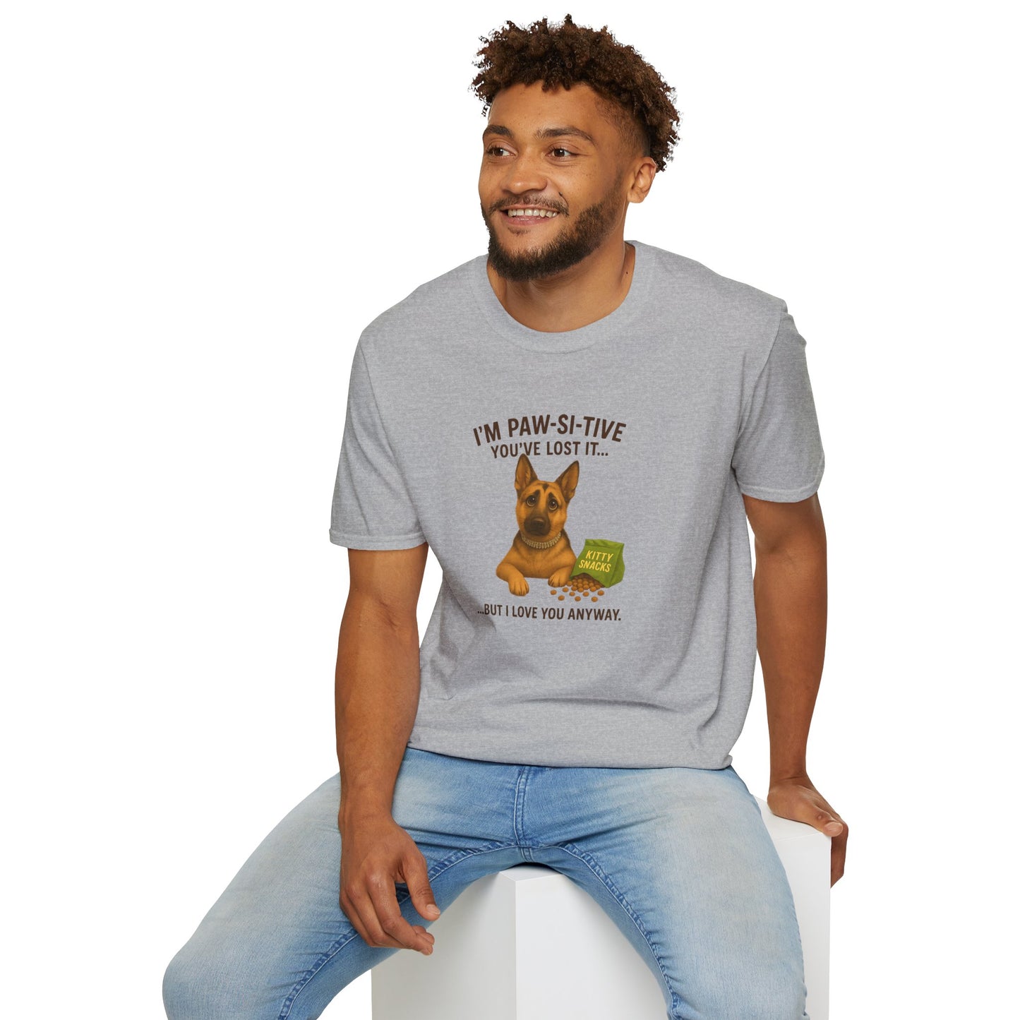 I’m Paw-si-tive You’ve Lost It — Funny German Shepherd Dog T-Shirt - Chubby Little Cheeks Co.