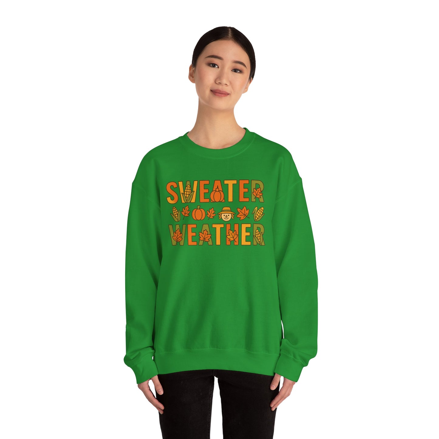 Sweater Weather- Crewneck Sweatshirt - Cozy Fall Apparel - Chubby Little Cheeks Co.