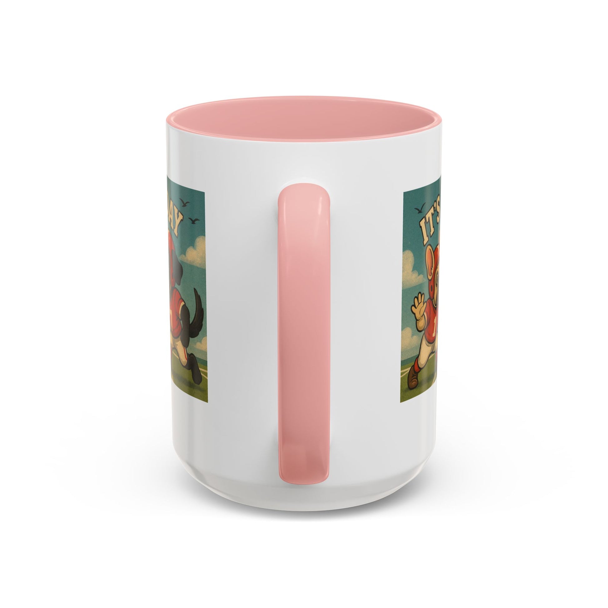π Game Day Dogs Mug β Retro French Bulldog & Black Lab Football Mug - Chubby Little Cheeks Co.