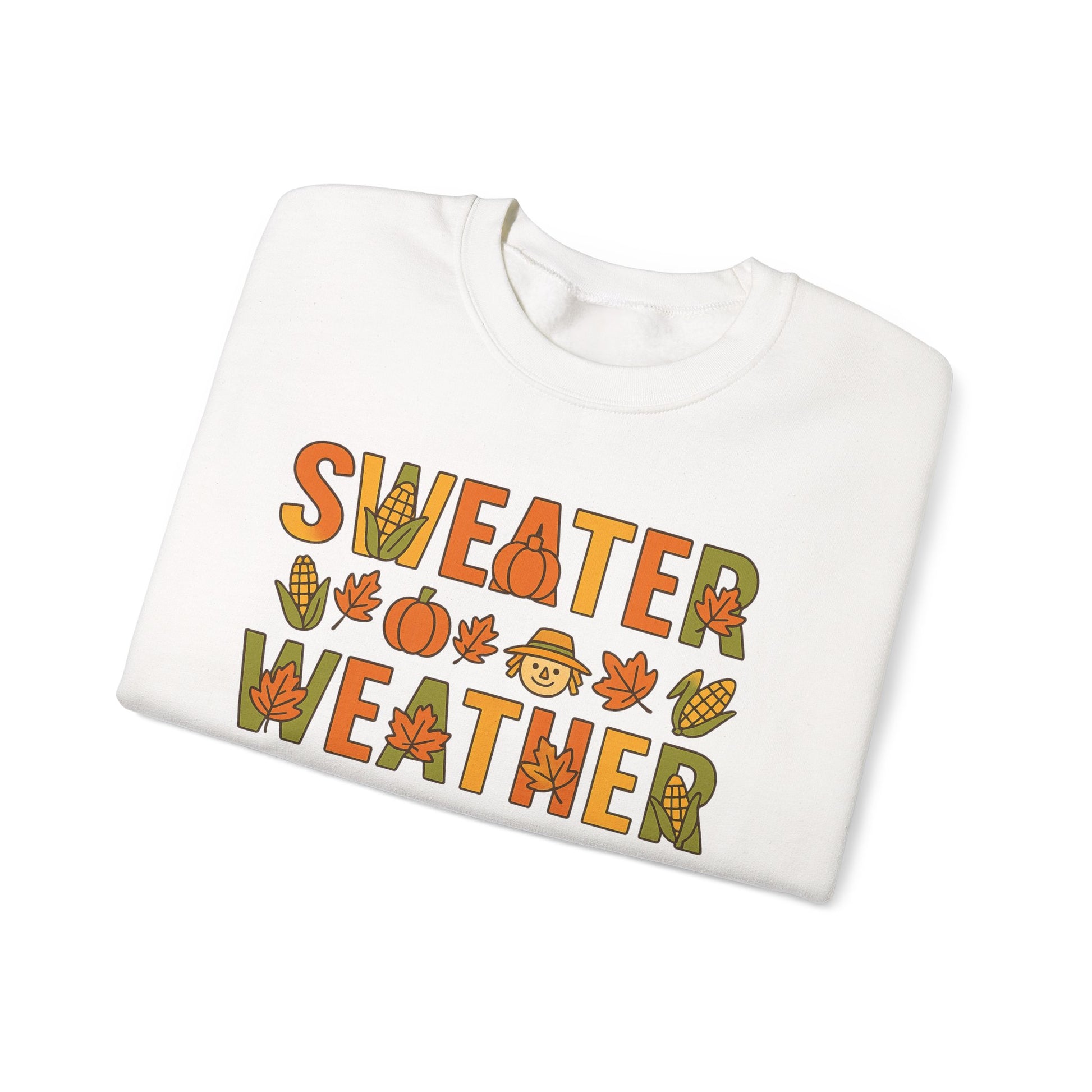 Sweater Weather- Crewneck Sweatshirt - Cozy Fall Apparel - Chubby Little Cheeks Co.