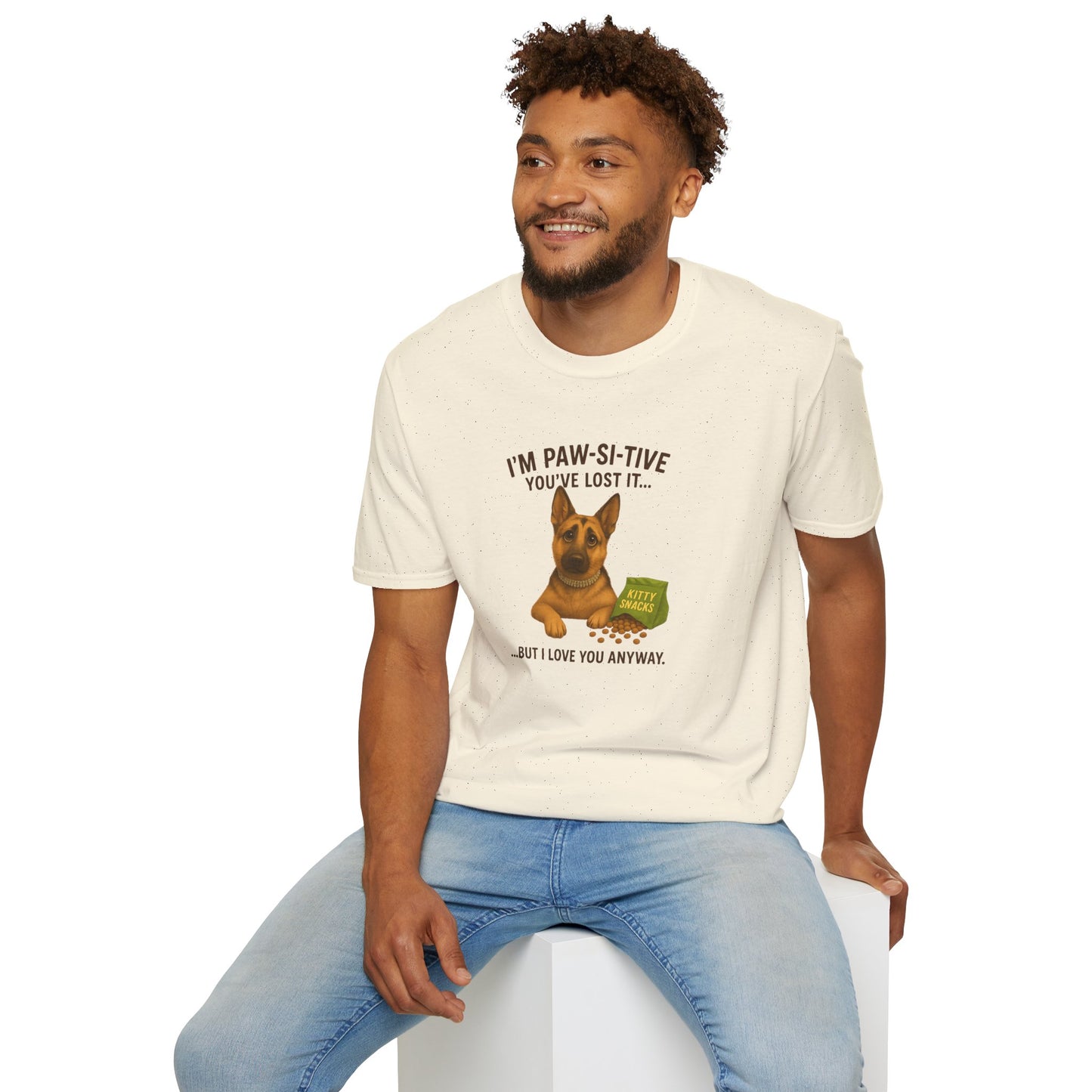 I’m Paw-si-tive You’ve Lost It — Funny German Shepherd Dog T-Shirt - Chubby Little Cheeks Co.