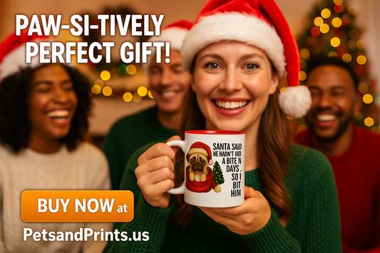 Pug Christmas Mug – “Santa Said He Hadn’t Had A Bite… So I Bit Him”