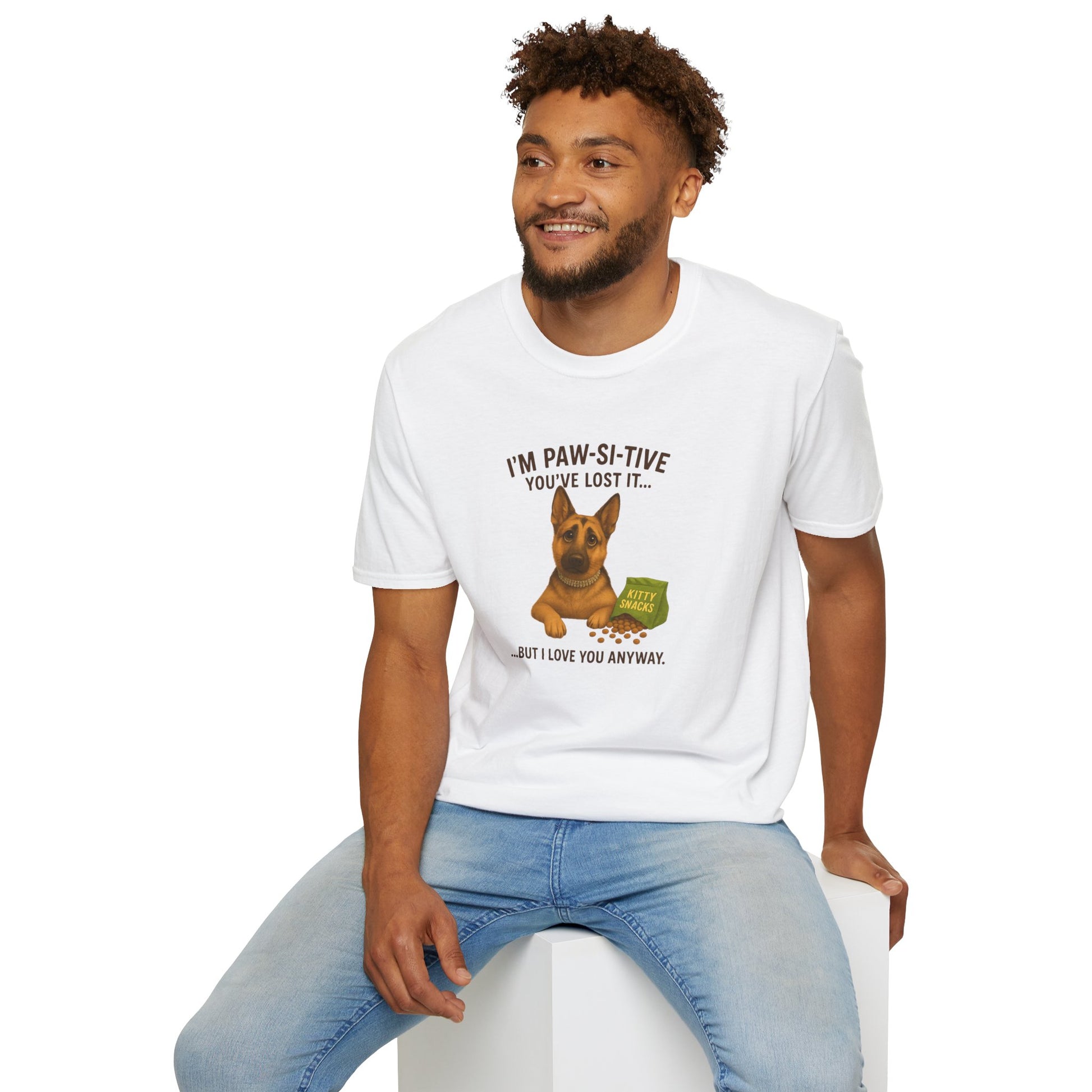 I’m Paw-si-tive You’ve Lost It — Funny German Shepherd Dog T-Shirt - Chubby Little Cheeks Co.
