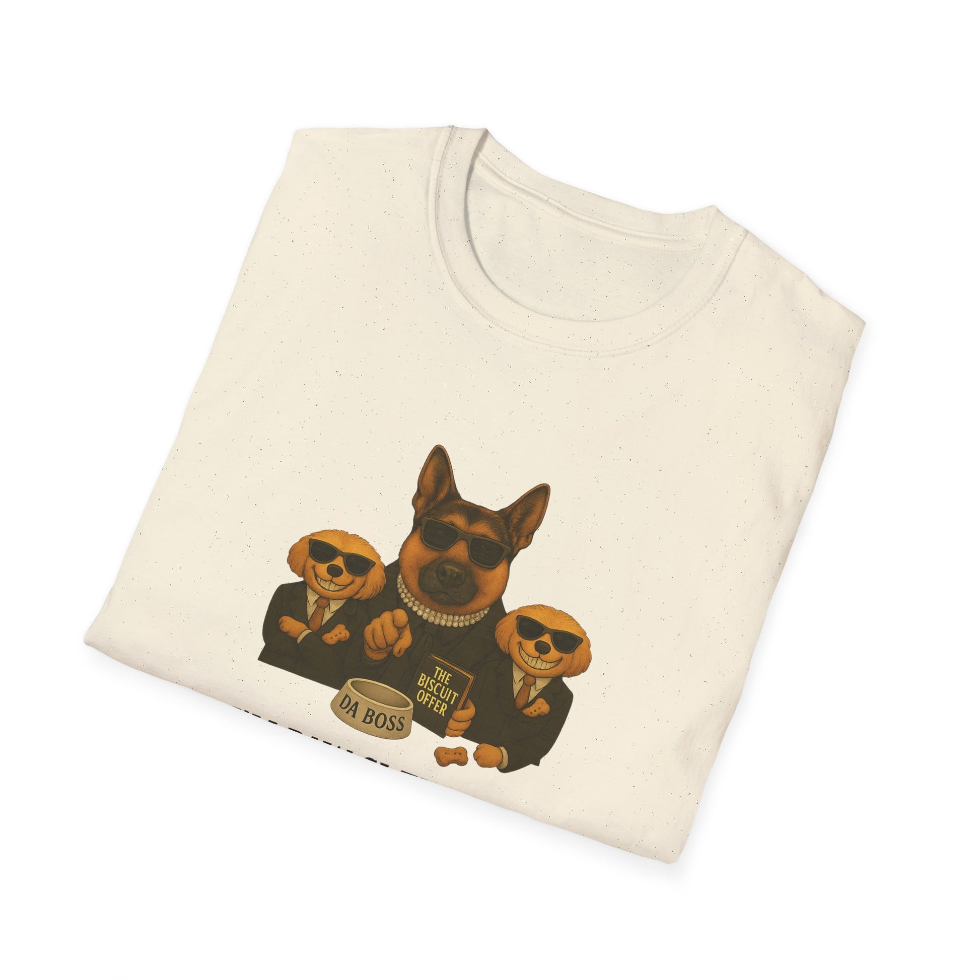 I'm Paw-Si-Tive You Ate The Biscuits-– Godfather-Style Dog T-shirt, German Shepherd “Da Boss,” Multipoos, Mafia Parody - Chubby Little Cheeks Co.