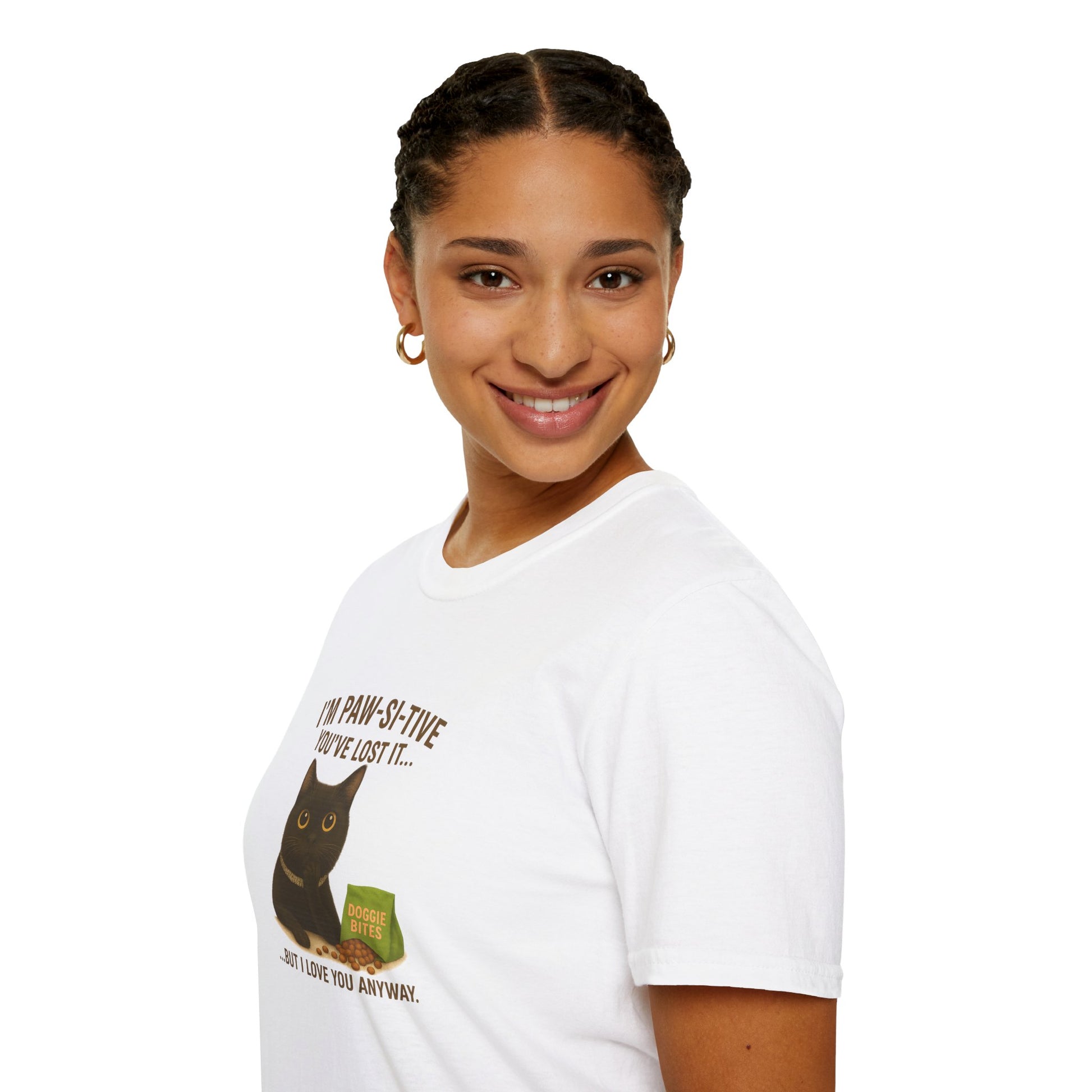 Funny Black Cat Tee – I’m Paw-si-tive You’ve Lost It, But I Love You Anyway - Chubby Little Cheeks Co.