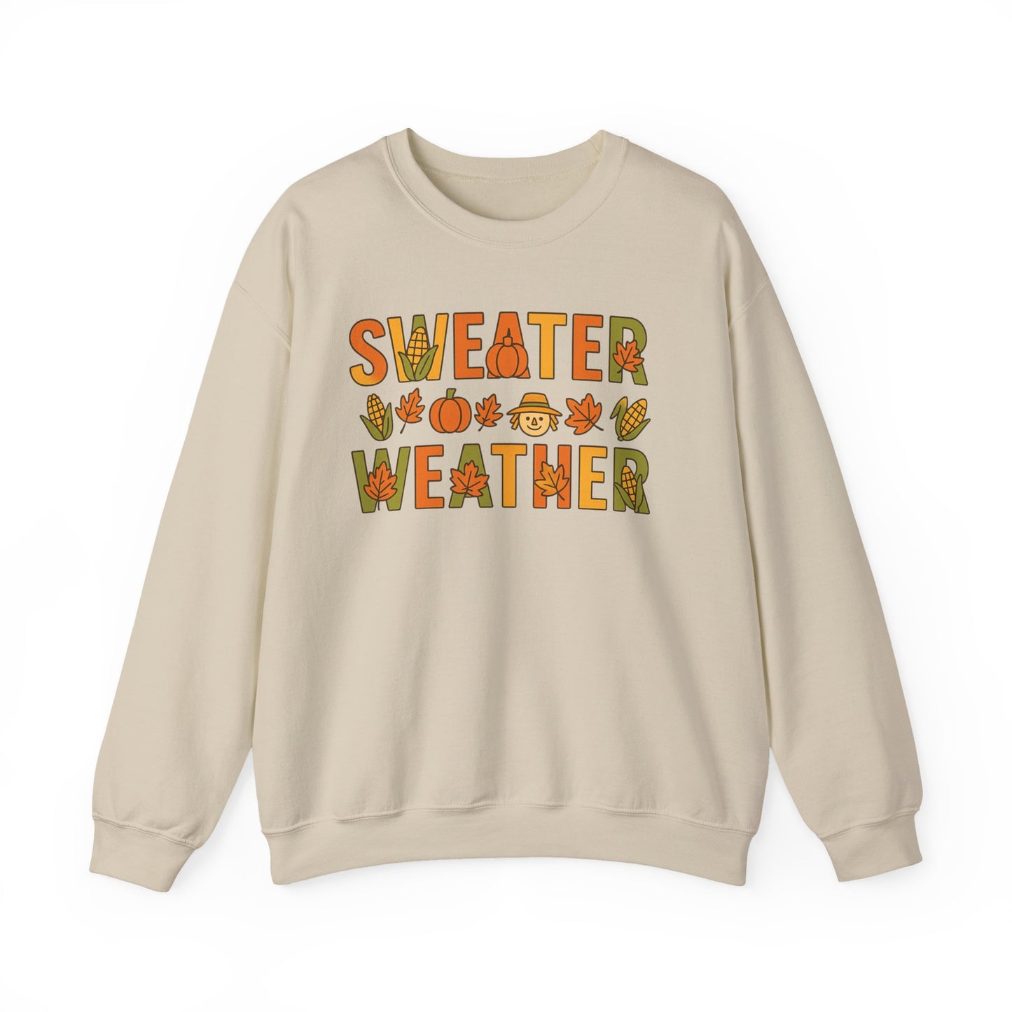 Sweater Weather- Crewneck Sweatshirt - Cozy Fall Apparel - Chubby Little Cheeks Co.