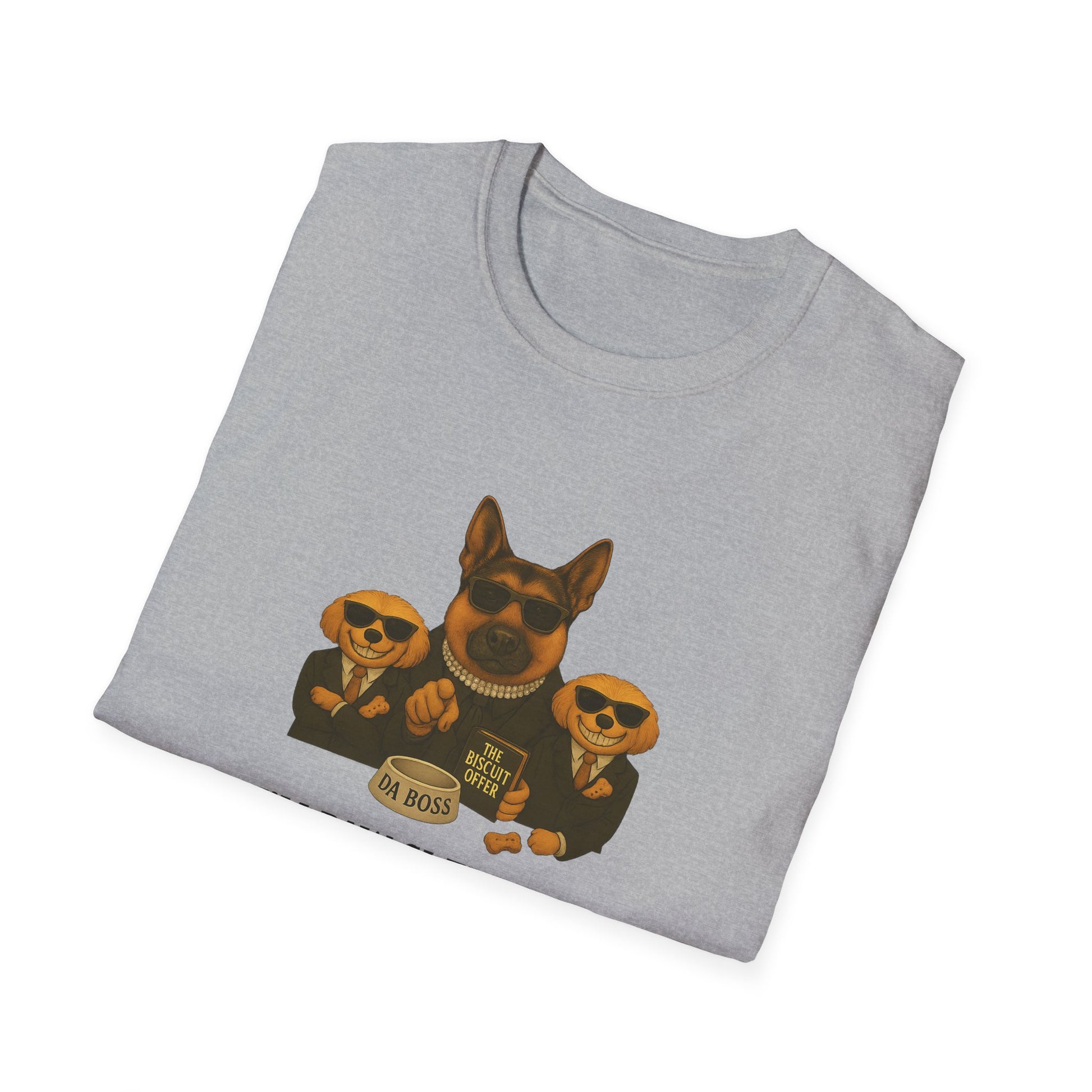 I'm Paw-Si-Tive You Ate The Biscuits-– Godfather-Style Dog T-shirt, German Shepherd “Da Boss,” Multipoos, Mafia Parody - Chubby Little Cheeks Co.