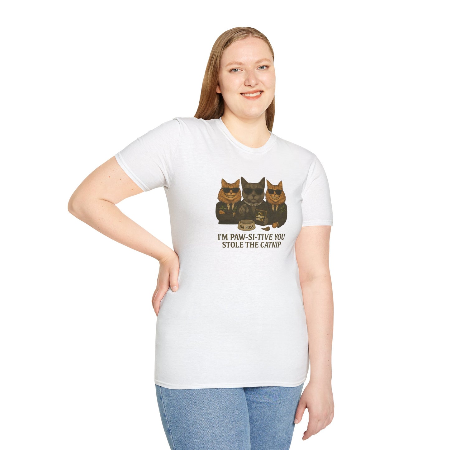 Catnip Offer Unisex T-shirt – I’m Paw-Si-Tive You Stole the Catnip - Chubby Little Cheeks Co.