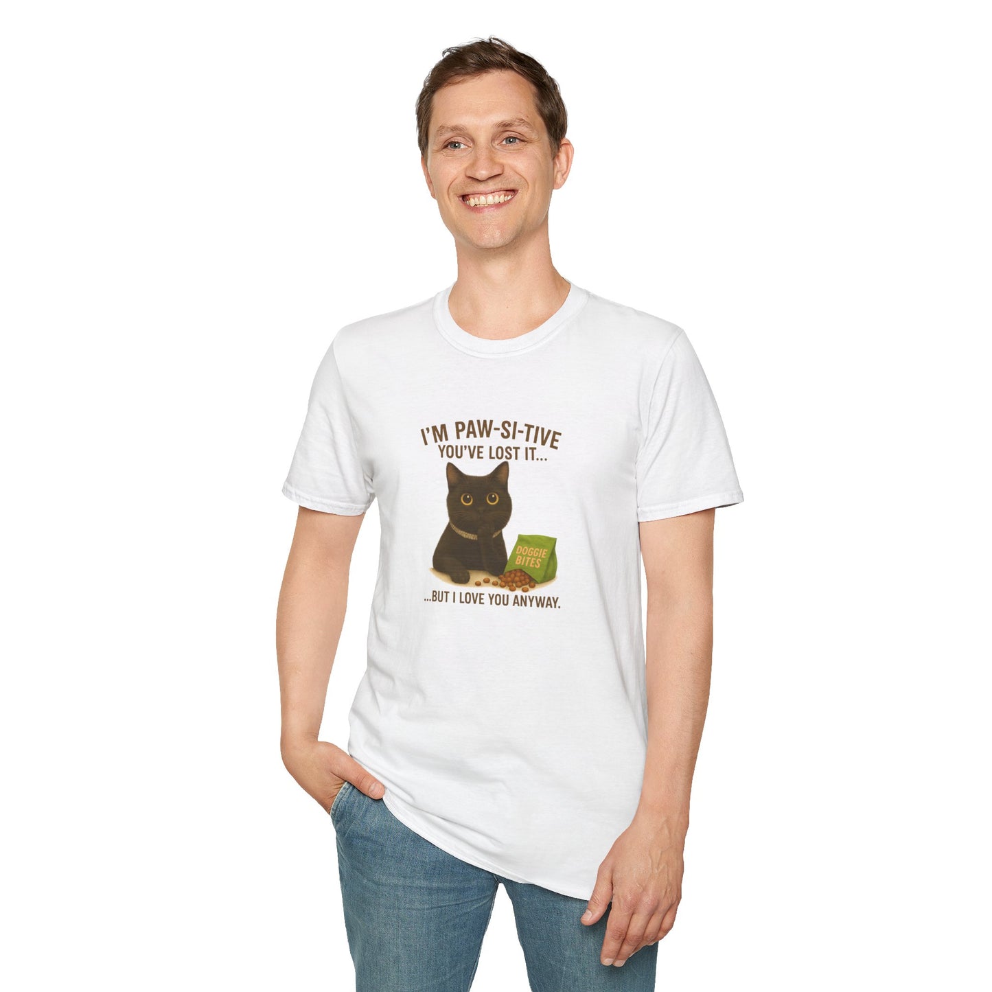Funny Black Cat Tee – I’m Paw-si-tive You’ve Lost It, But I Love You Anyway - Chubby Little Cheeks Co.