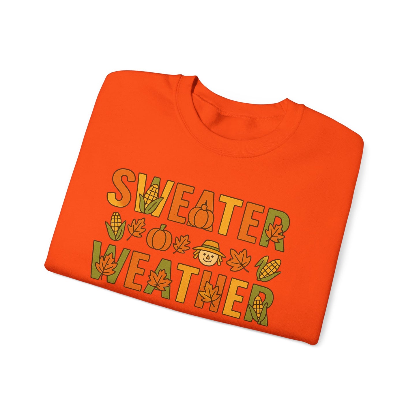 Sweater Weather- Crewneck Sweatshirt - Cozy Fall Apparel - Chubby Little Cheeks Co.