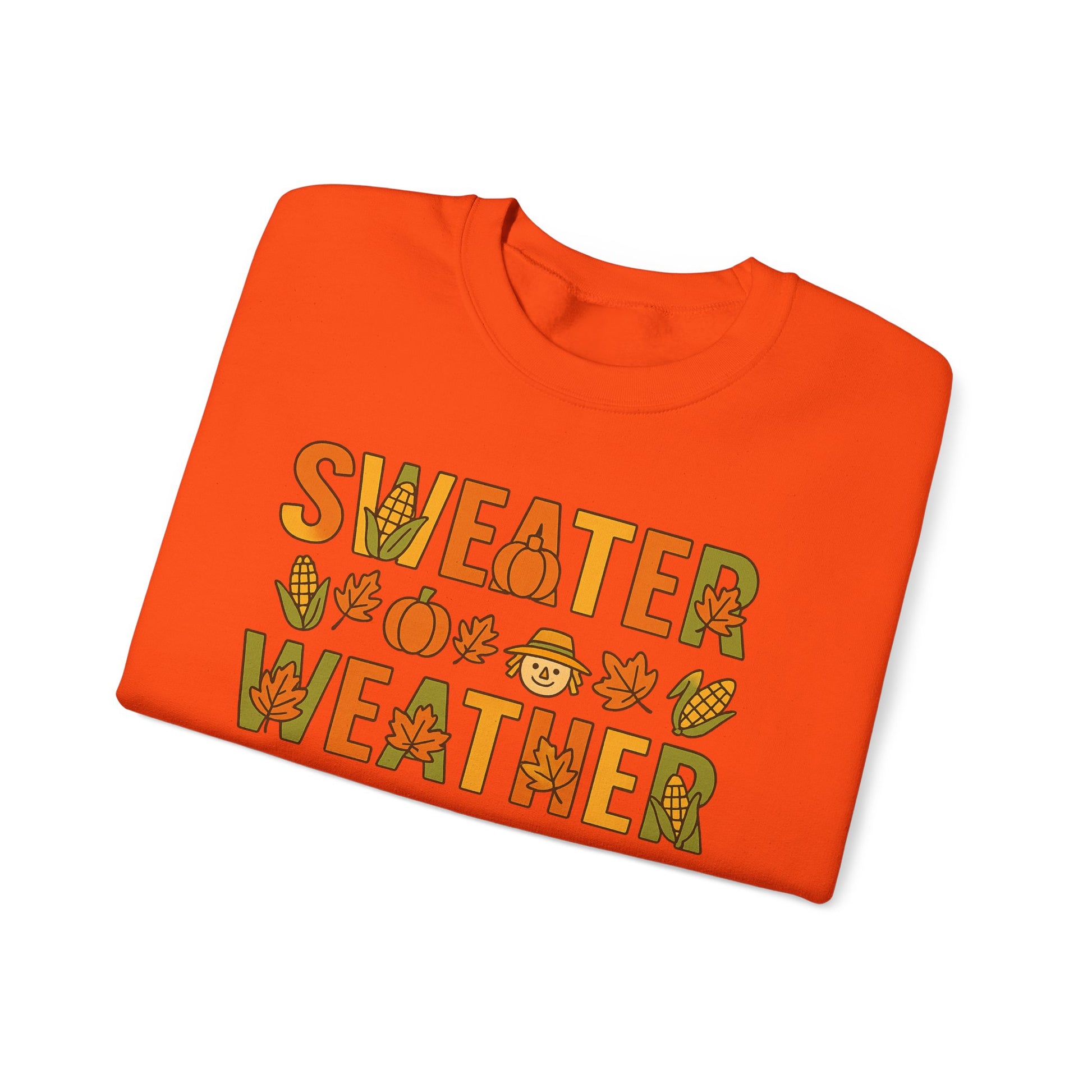 Sweater Weather- Crewneck Sweatshirt - Cozy Fall Apparel - Chubby Little Cheeks Co.