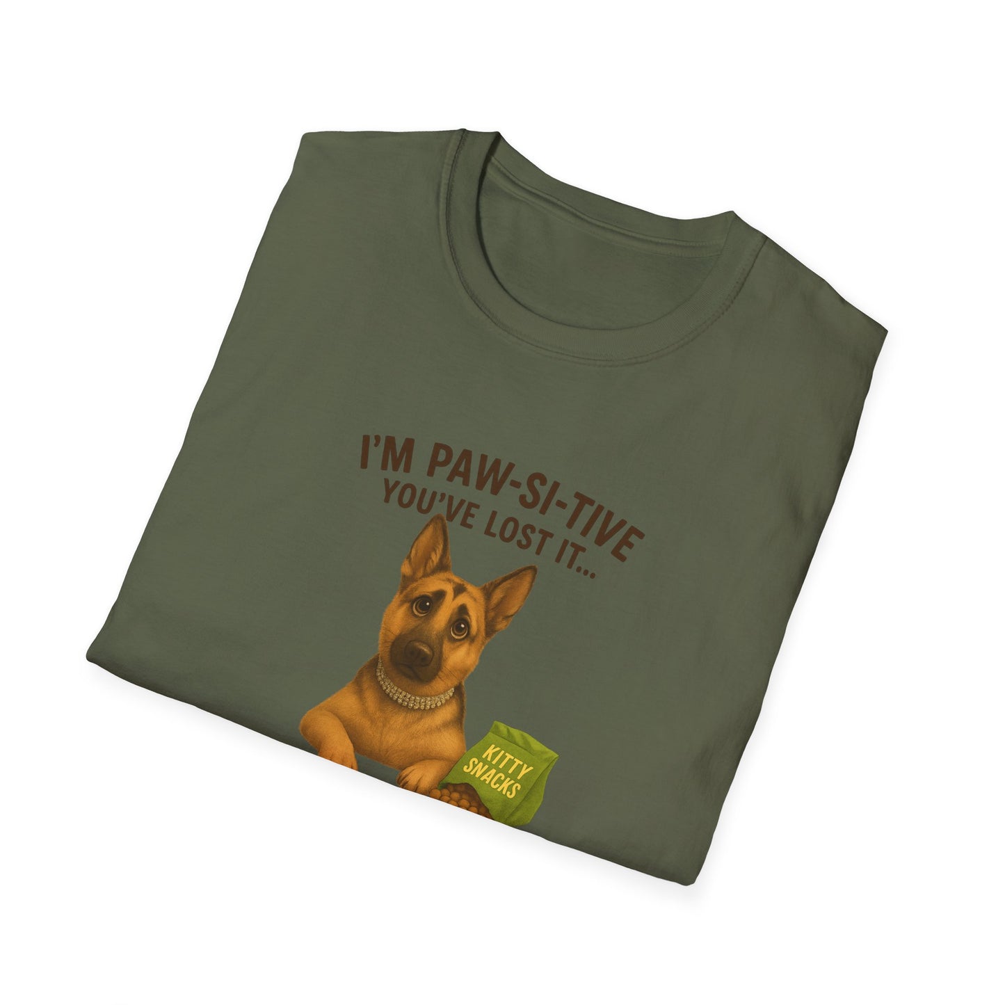 I’m Paw-si-tive You’ve Lost It — Funny German Shepherd Dog T-Shirt - Chubby Little Cheeks Co.