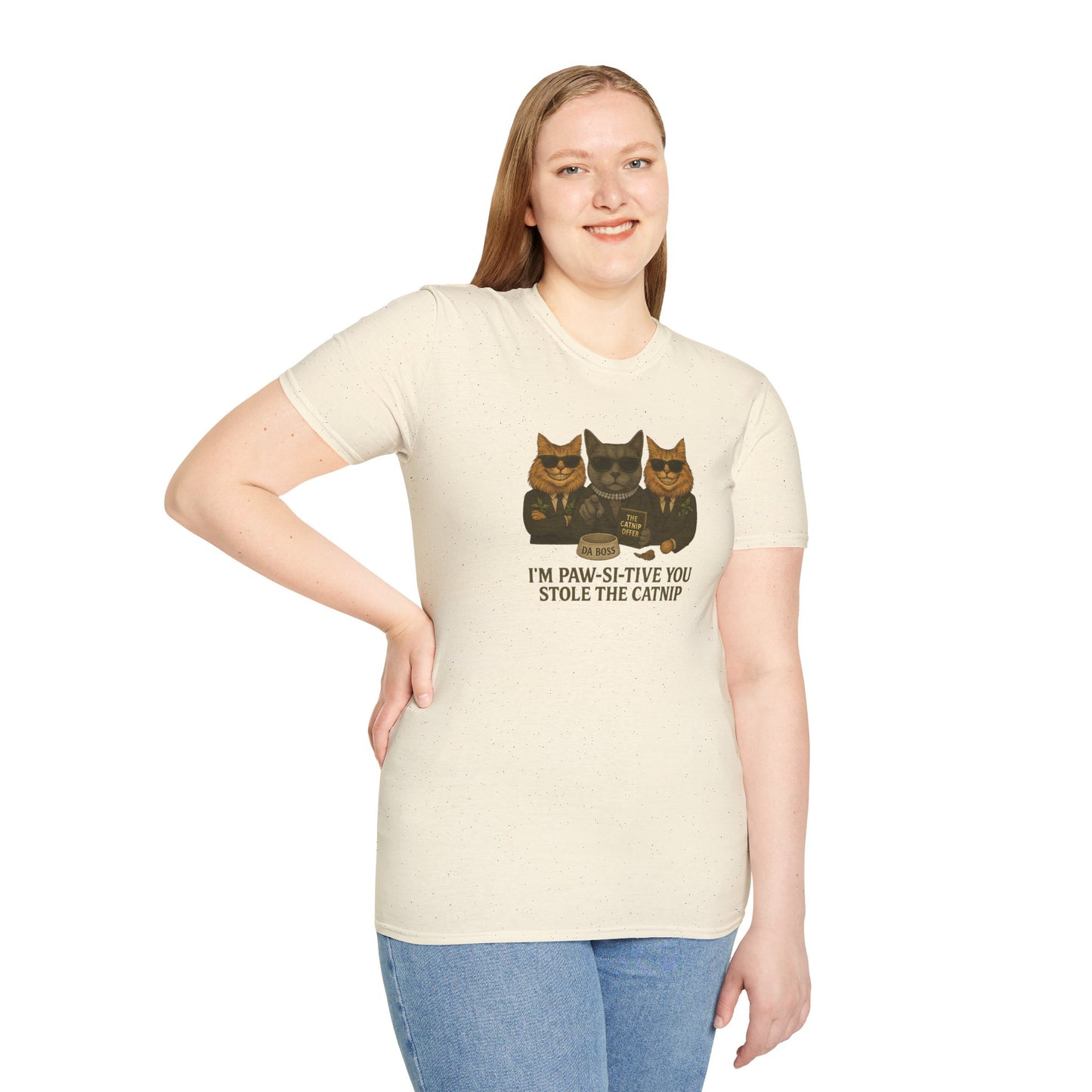 Catnip Offer Unisex T-shirt – I’m Paw-Si-Tive You Stole the Catnip - Chubby Little Cheeks Co.