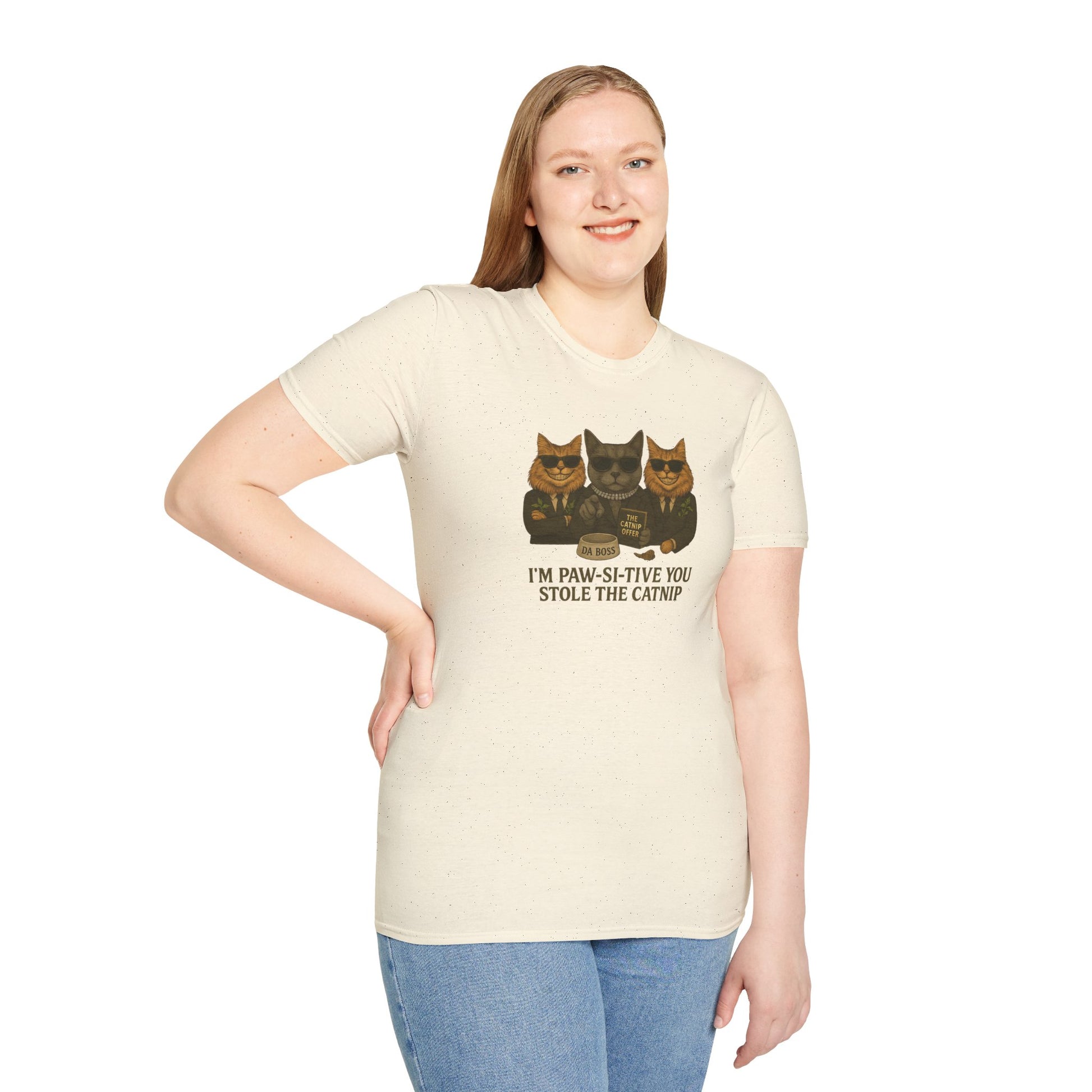 Catnip Offer Unisex T-shirt – I’m Paw-Si-Tive You Stole the Catnip - Chubby Little Cheeks Co.
