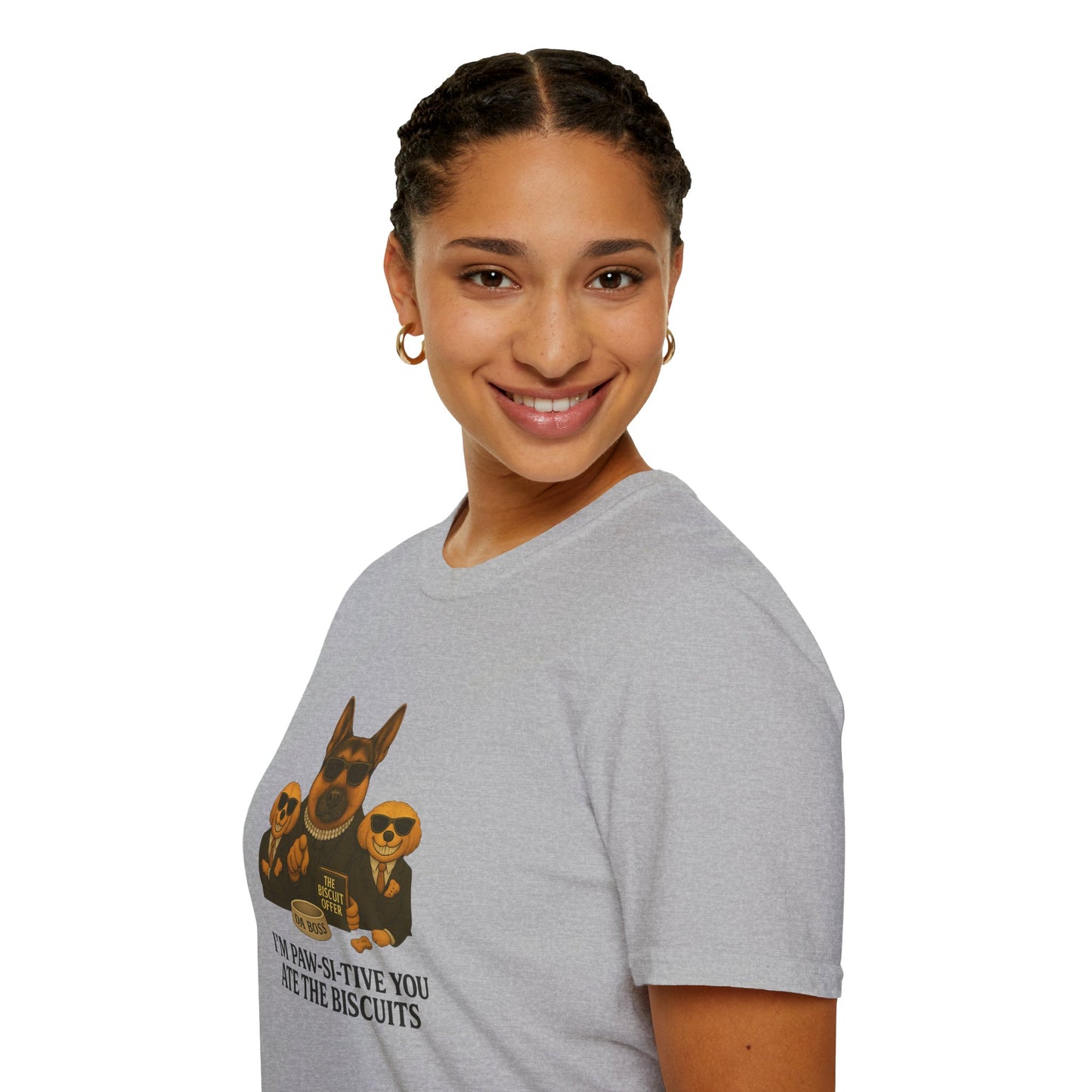 I'm Paw-Si-Tive You Ate The Biscuits-– Godfather-Style Dog T-shirt, German Shepherd “Da Boss,” Multipoos, Mafia Parody - Chubby Little Cheeks Co.