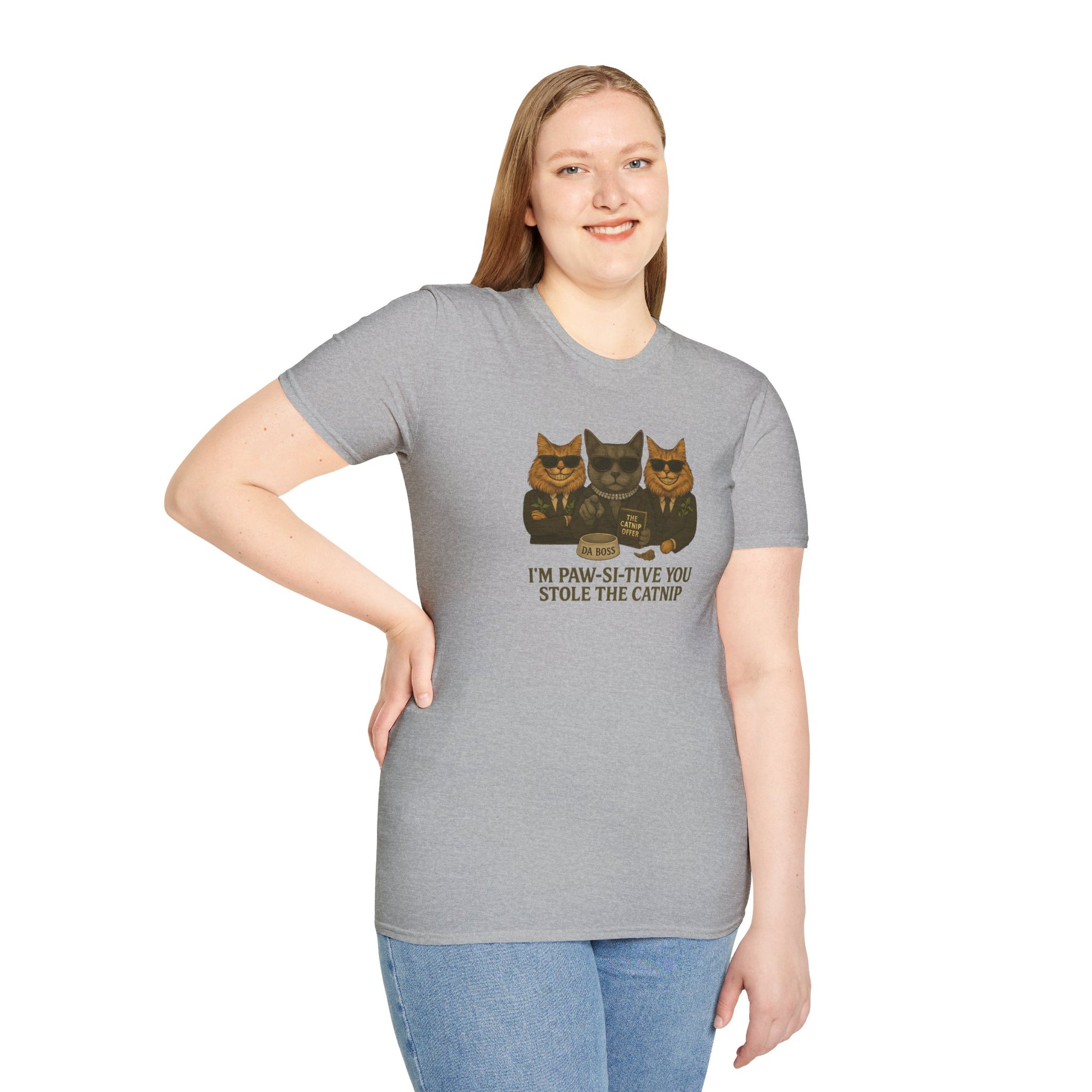 Catnip Offer Unisex T-shirt – I’m Paw-Si-Tive You Stole the Catnip - Chubby Little Cheeks Co.