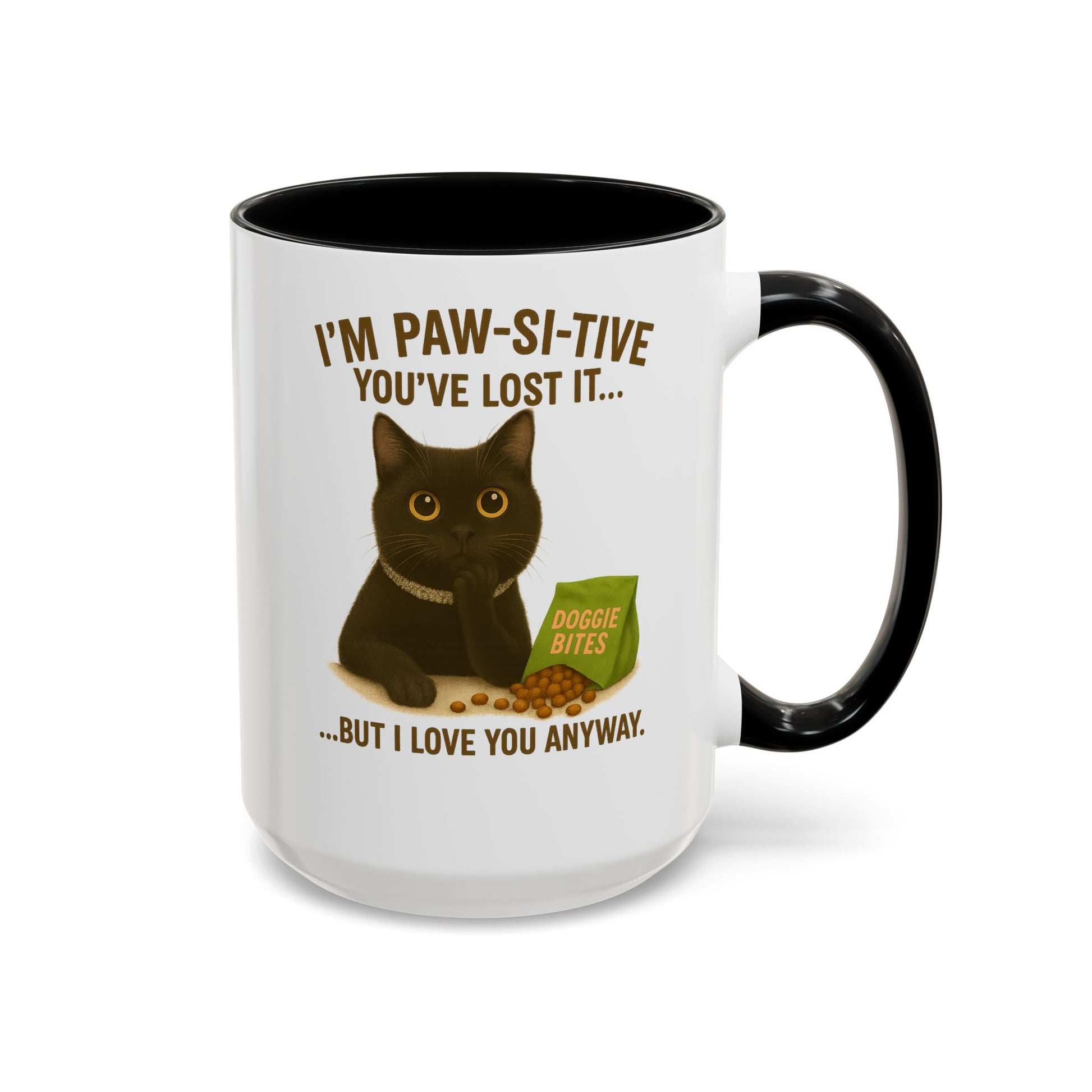Black Cat — I’m Paw-si-tive You’ve Lost It… But I Love You Anyway - Chubby Little Cheeks Co.