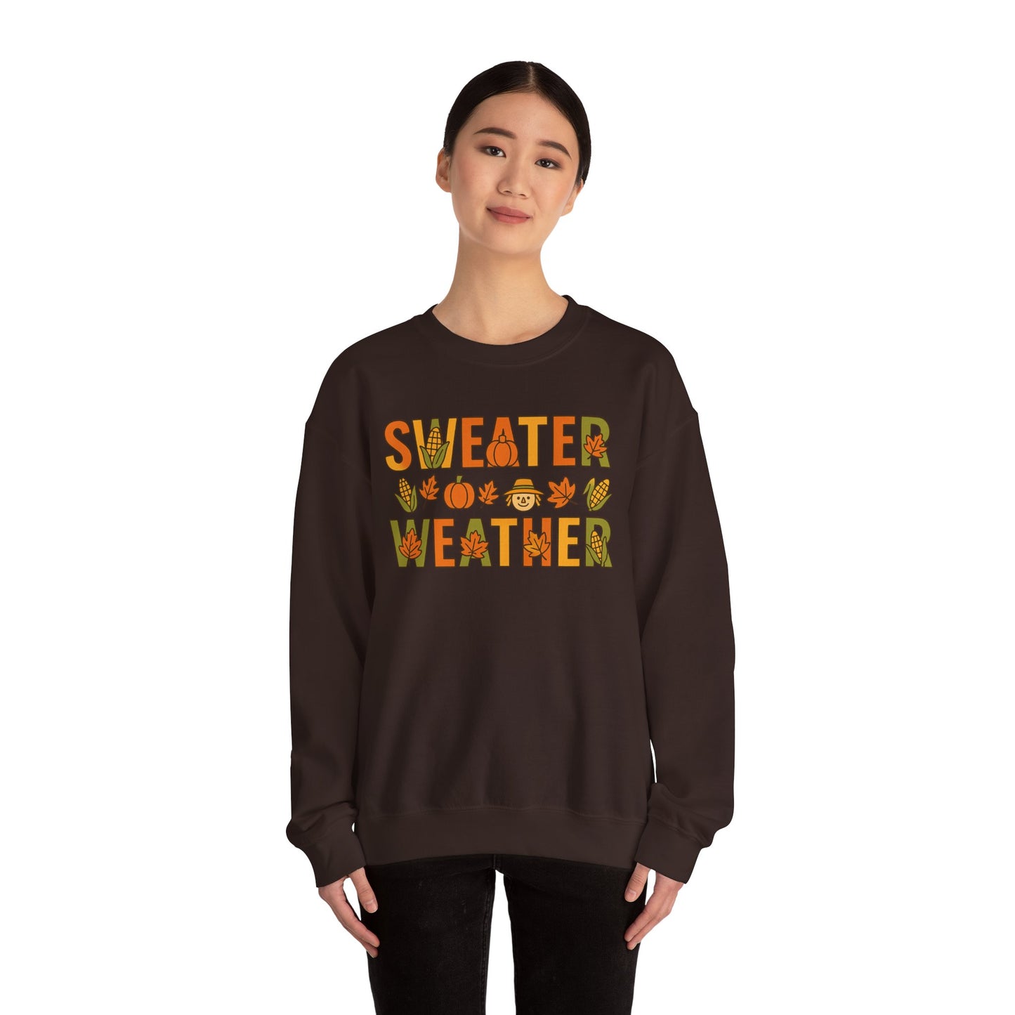Sweater Weather- Crewneck Sweatshirt - Cozy Fall Apparel - Chubby Little Cheeks Co.