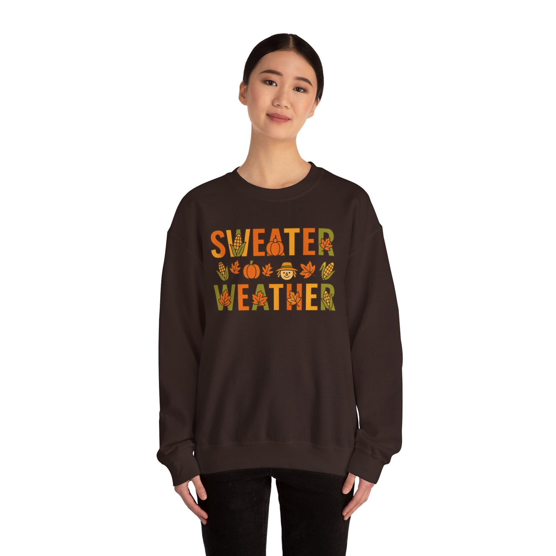 Sweater Weather- Crewneck Sweatshirt - Cozy Fall Apparel - Chubby Little Cheeks Co.