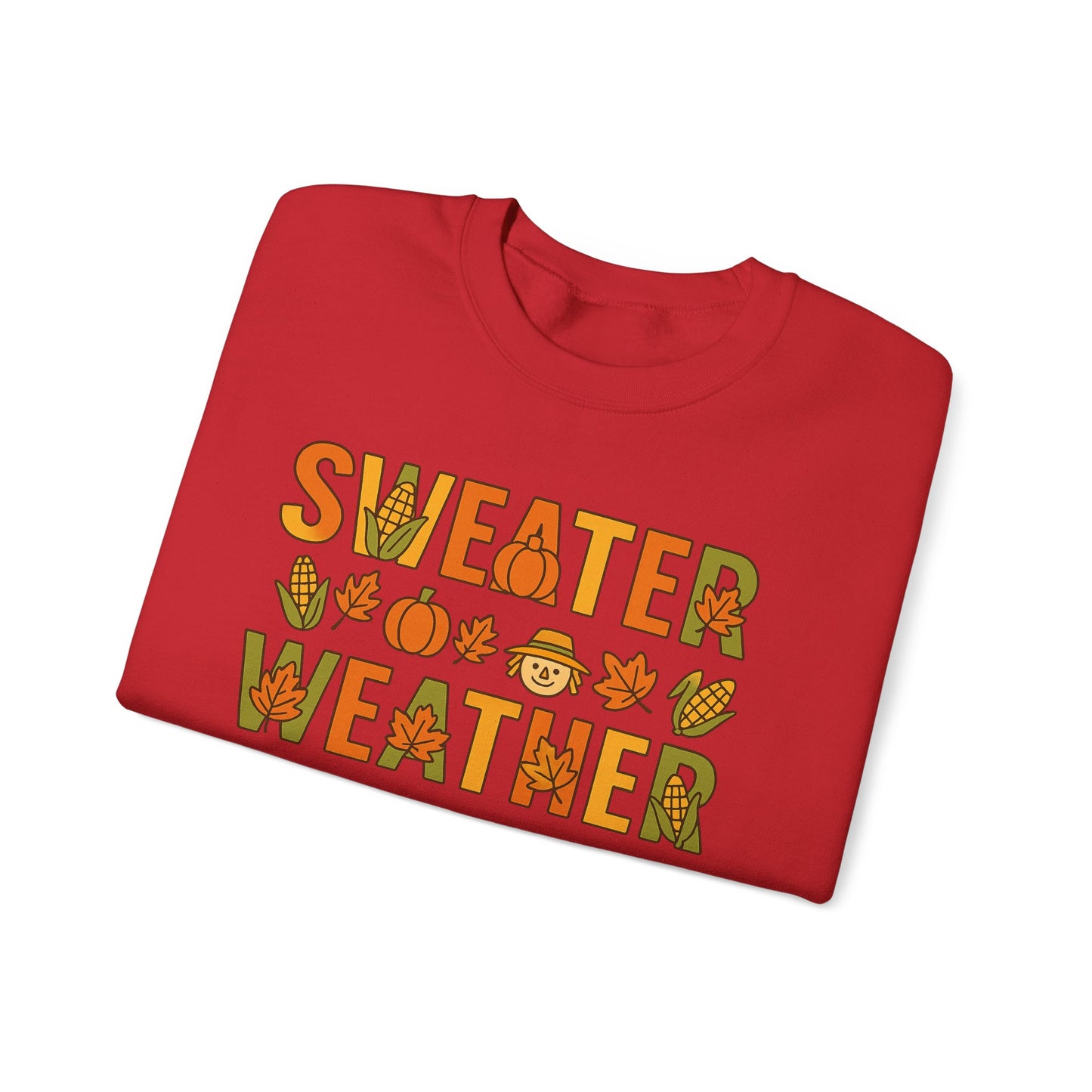 Sweater Weather- Crewneck Sweatshirt - Cozy Fall Apparel - Chubby Little Cheeks Co.