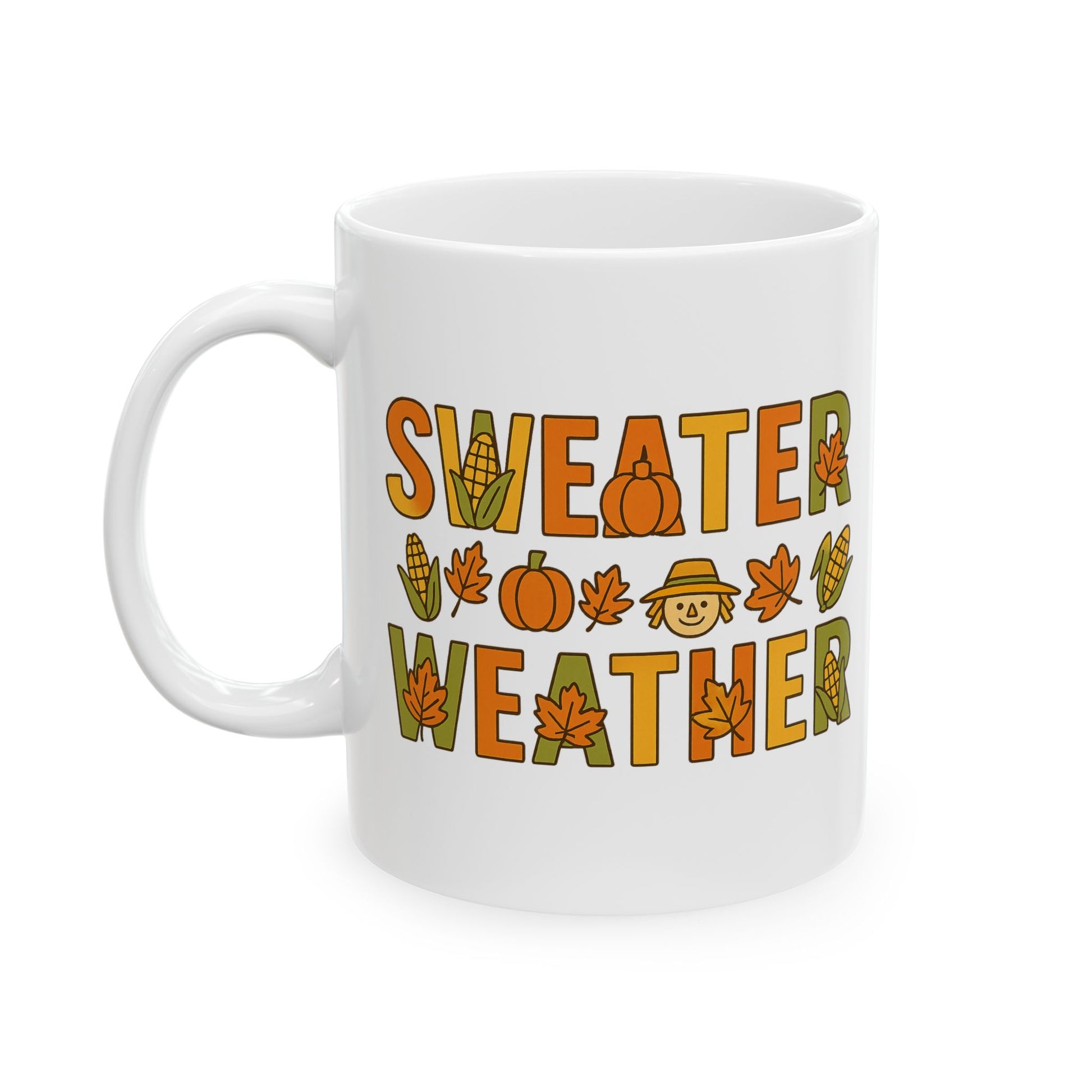 Sweater Weather-Autumn Vibes Ceramic Mug - Chubby Little Cheeks Co.