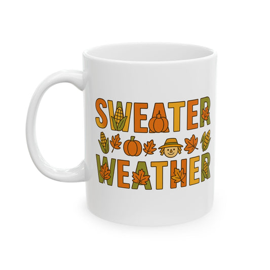 Sweater Weather-Autumn Vibes Ceramic Mug - Chubby Little Cheeks Co.
