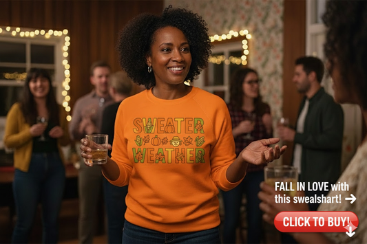 Sweater Weather- Crewneck Sweatshirt - Cozy Fall Apparel - Chubby Little Cheeks Co.