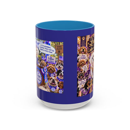 Canine of the Year Coffee Mug — Personalized Dog Portrait Design (Accent 11/15oz) - Chubby Little Cheeks Co.