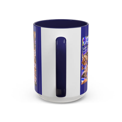 Canine of the Year Coffee Mug — Personalized Dog Portrait Design (Accent 11/15oz) - Chubby Little Cheeks Co.