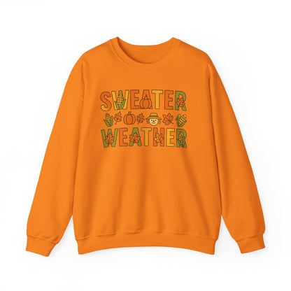 Sweater Weather- Crewneck Sweatshirt - Cozy Fall Apparel - Chubby Little Cheeks Co.