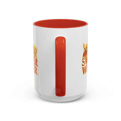Sweater Weather Mug — Cute Puppies in Sweaters Accent Coffee Mug (150z) - Chubby Little Cheeks Co.
