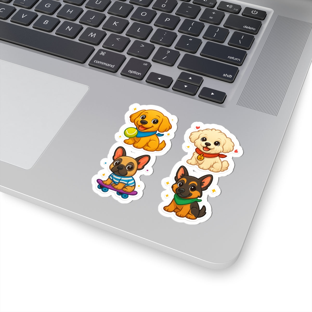 Everyday Puppy Sticker Pack for Kids – Golden Retriever, Maltipoo, French Bulldog & German Shepherd - Perfect for Pet Lovers and Enthusiasts - Chubby Little Cheeks Co.