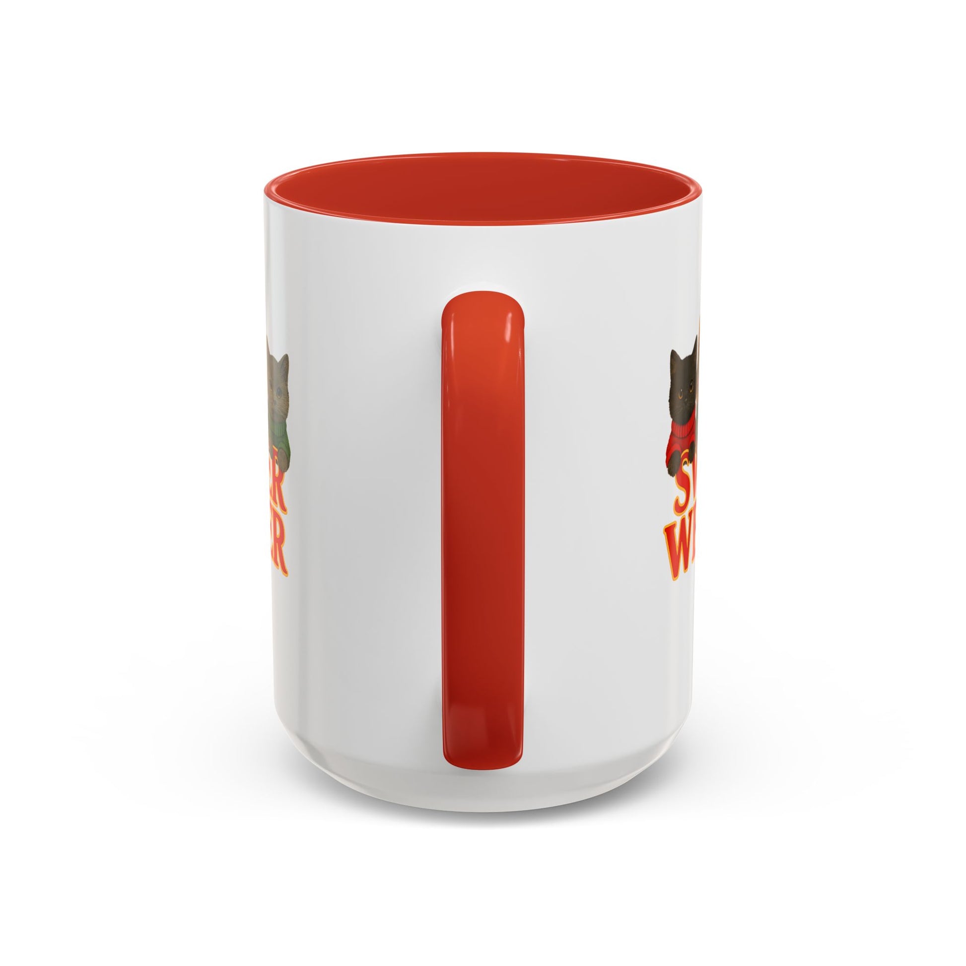 Sweater Weather Mug — Cute Kittens in Sweaters Accent Coffee Mug (150z) - Chubby Little Cheeks Co.