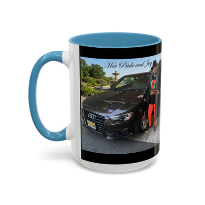 Photo Accent Coffee Mug — Personalized 'Her Pride and Joy' Car & Owner Tribute