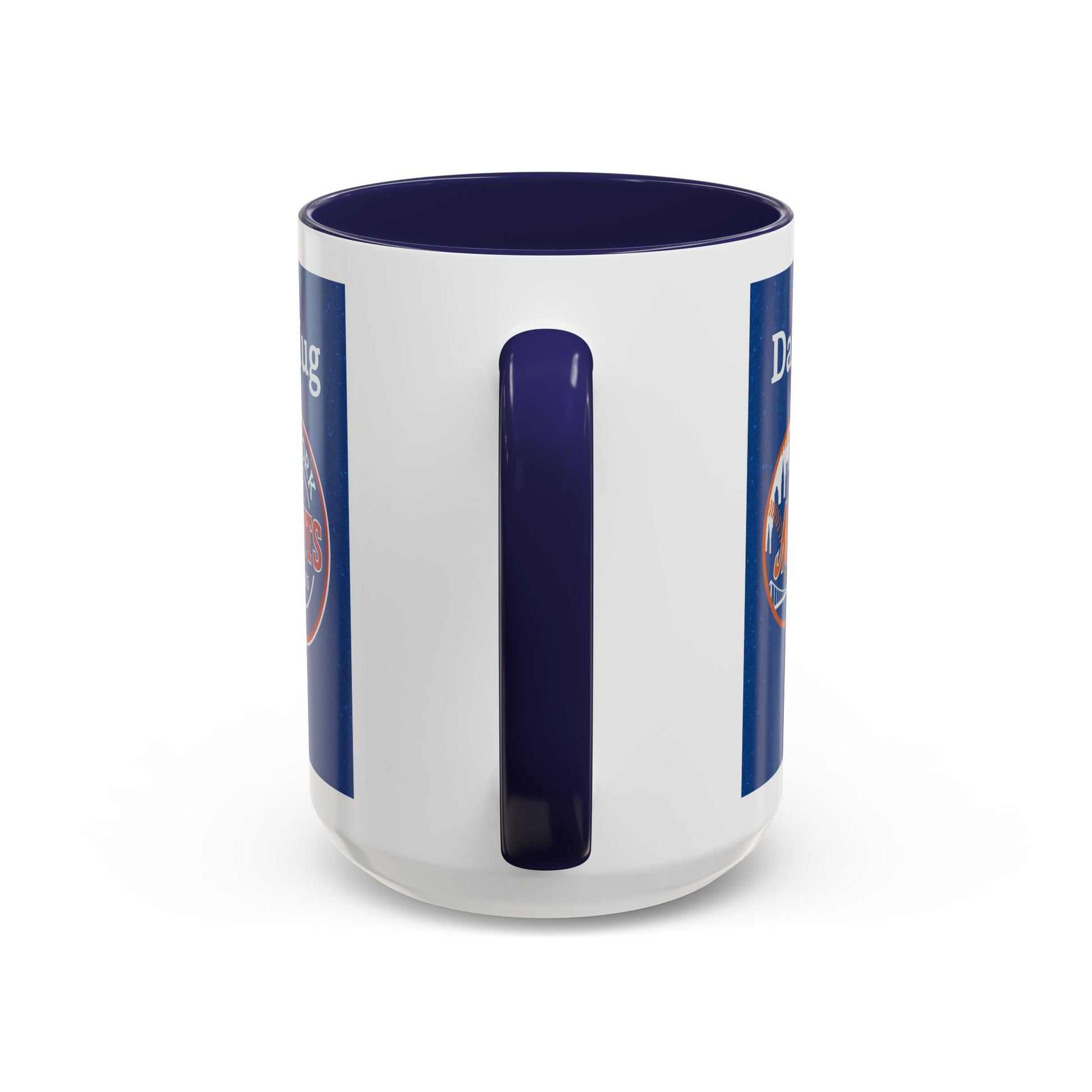 Personalized Baseball Fan Coffee Mug — "Damon's Mug" Mets & Giants Accent Cup - Chubby Little Cheeks Co.