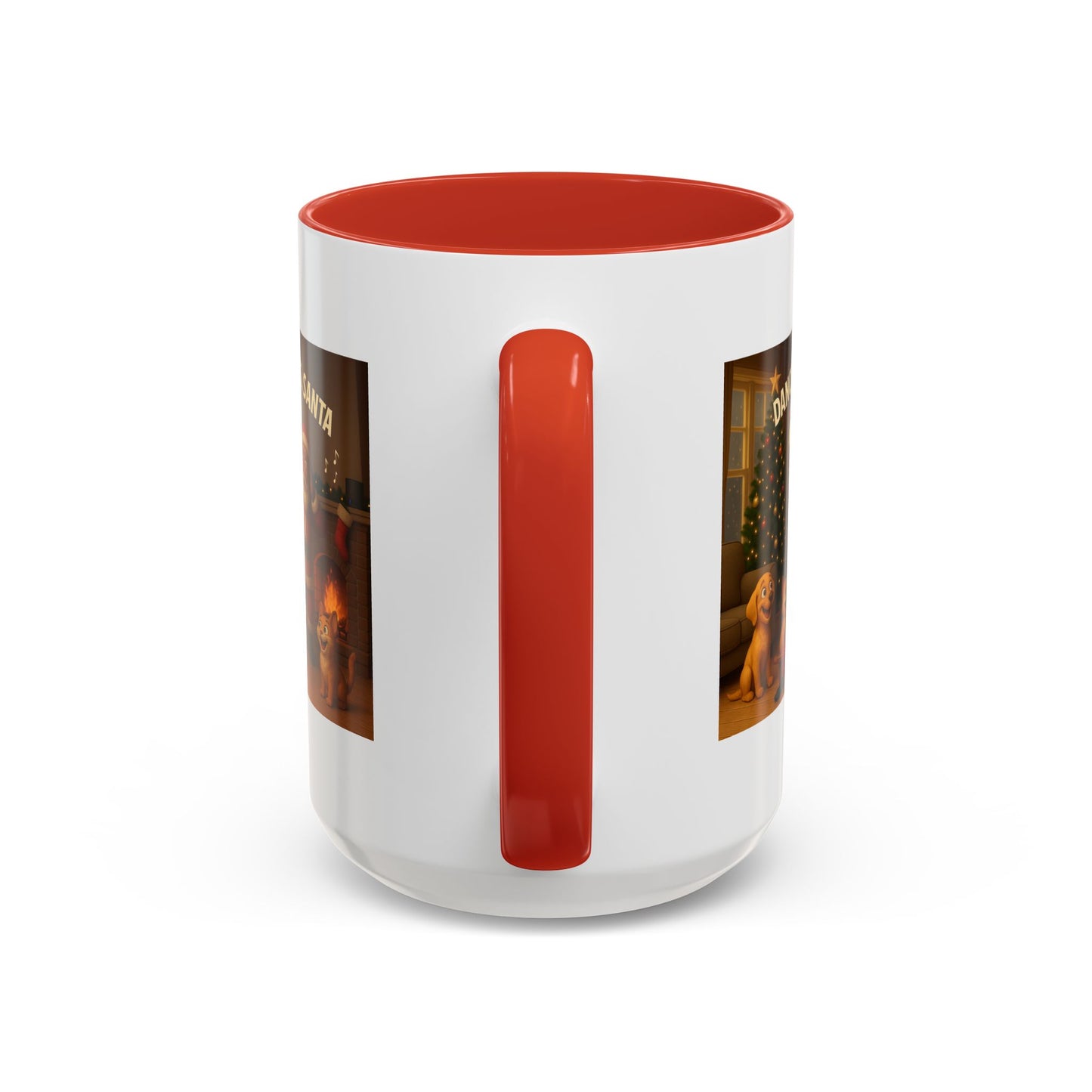 "Dance Time for(Blk) Mrs. Santa" Festive Holiday Mug (15oz)