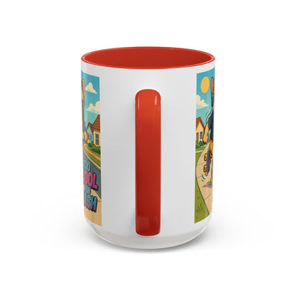 Retro Roller Skating Male French Bulldog Mug – 80’s Groove Vibes - Chubby Little Cheeks Co.