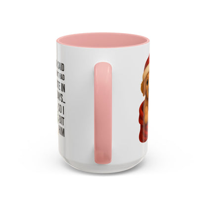 Golden Retriever Bite-In-Days Mug- Holiday Dogs