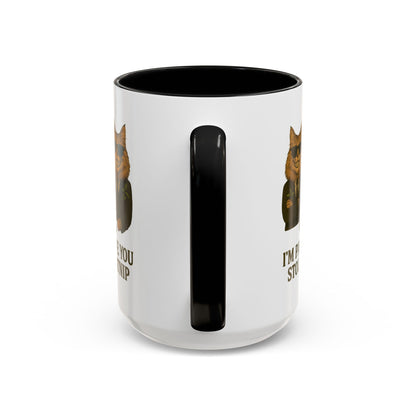 I'm Paw-sitive You Stole The Catnip Coffee Mug - Gift for Cat Lovers, Funny Cat Mug, Kitchen Decor, Unique Cat-Themed Gift, Pet Owner Coffee Cup - Chubby Little Cheeks Co.