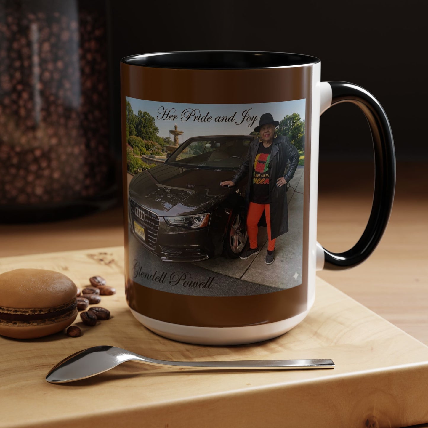 Personalized Photo Coffee Mug — 'Her Pride and Joy' Custom Car & Owner Tribute