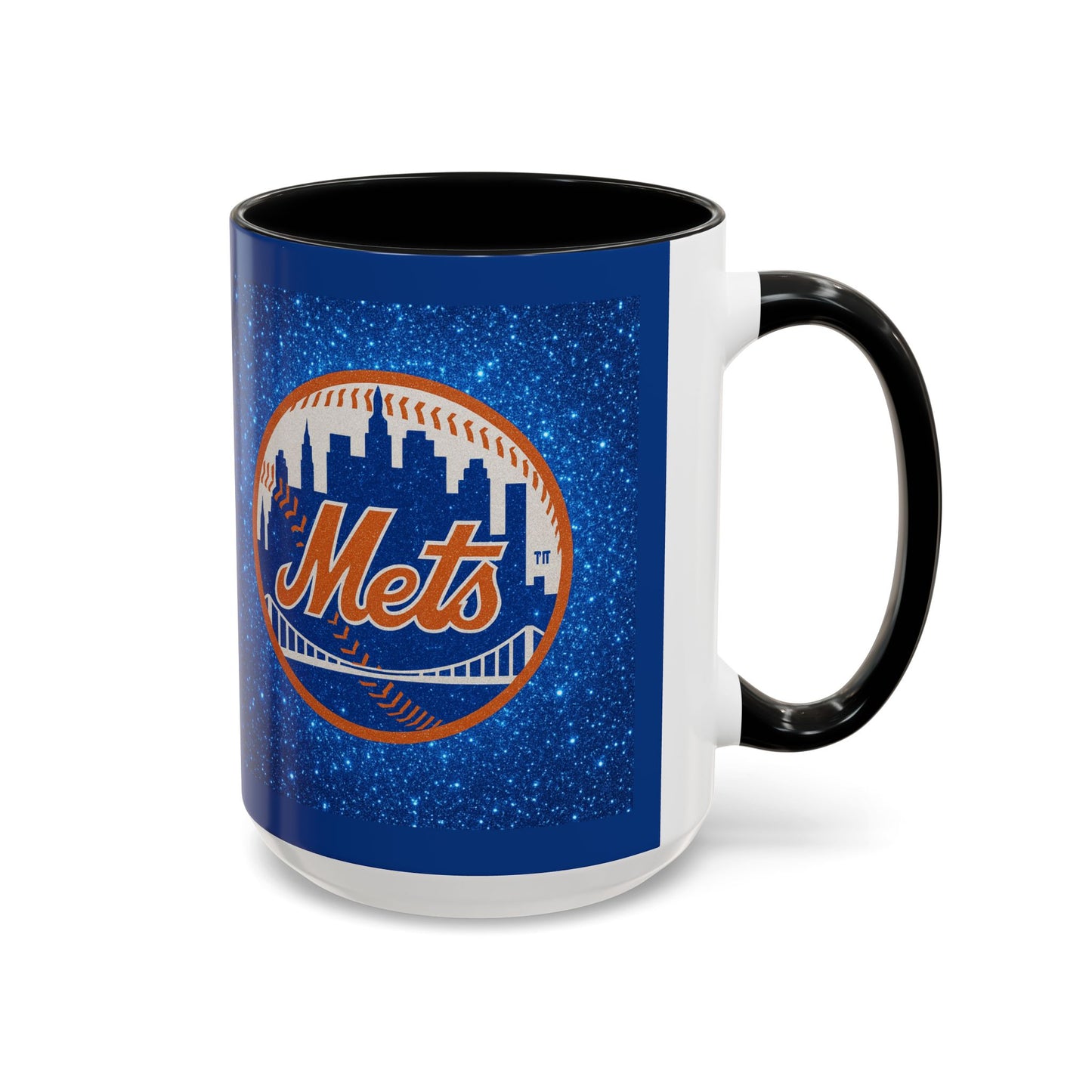 New York Mets Accent Coffee Mug – Team Logo 11/15oz Baseball Fan Gift - Chubby Little Cheeks Co.